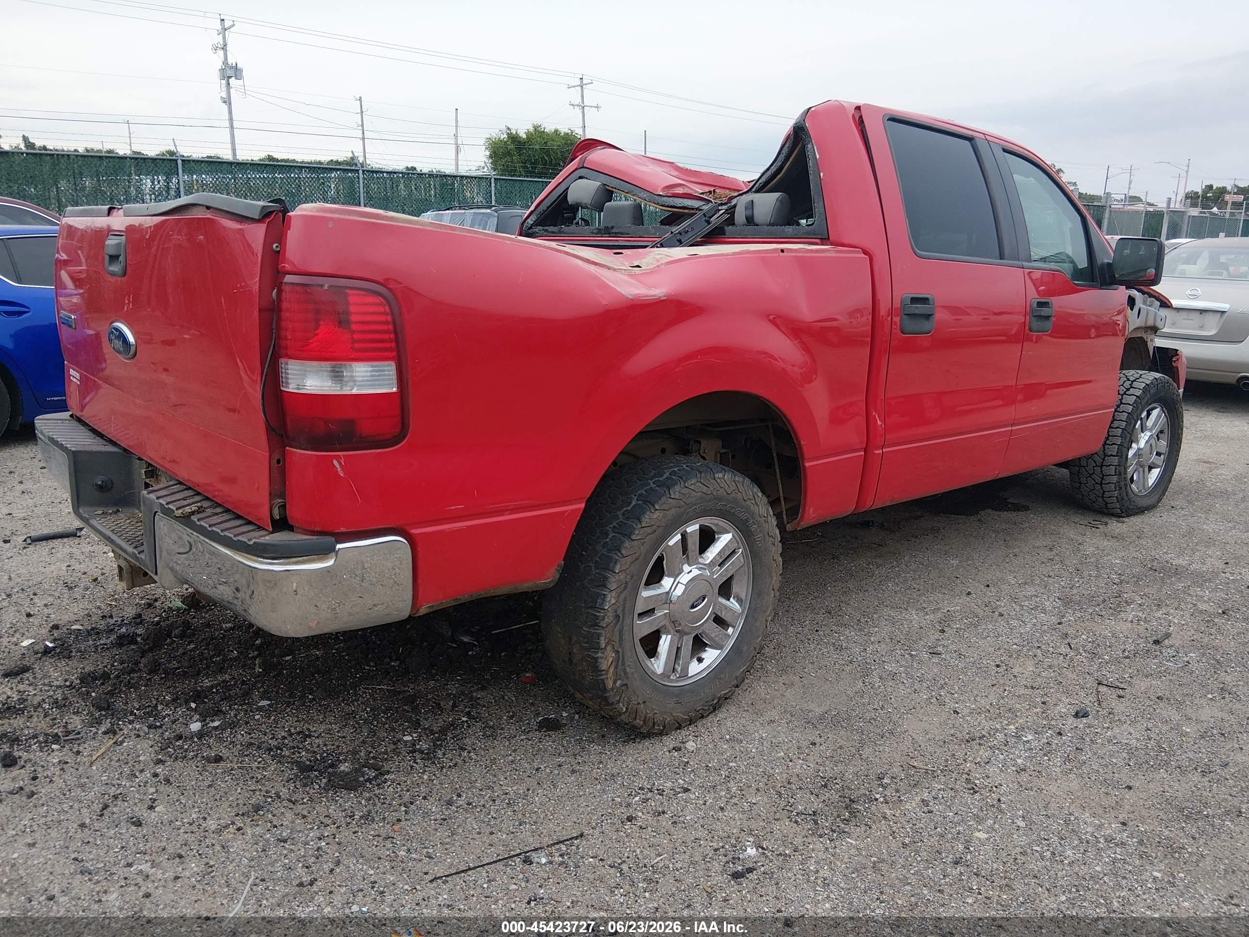 2008 Ford F-150 60th Anniversary/xl/xlt Красный vin: 1FTRW14W28KC53198