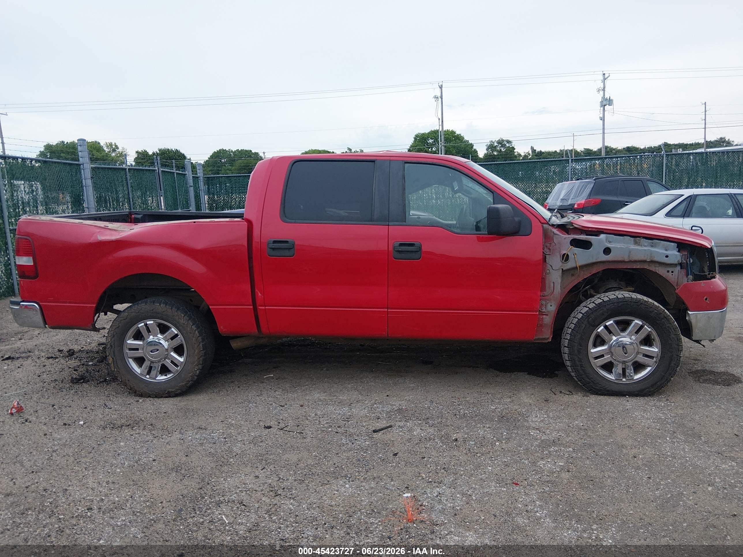 2008 Ford F-150 60th Anniversary/xl/xlt Красный vin: 1FTRW14W28KC53198