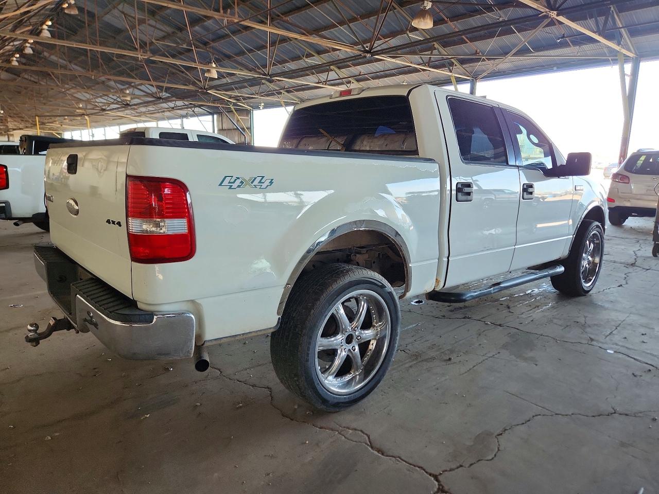 2006 Ford F150 Supercrew White vin: 1FTRW14W36KA62550