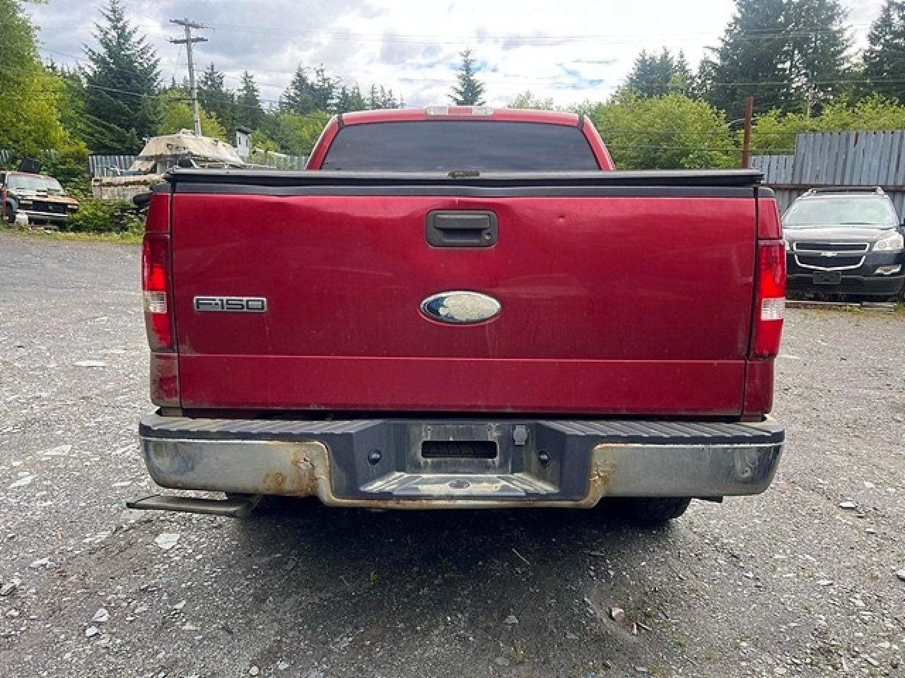 2008 Ford F150 Supercrew Maroon vin: 1FTRW14W38FB54558