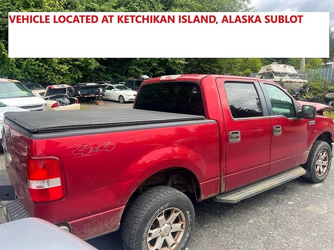 2008 Ford F150 Supercrew Maroon vin: 1FTRW14W38FB54558