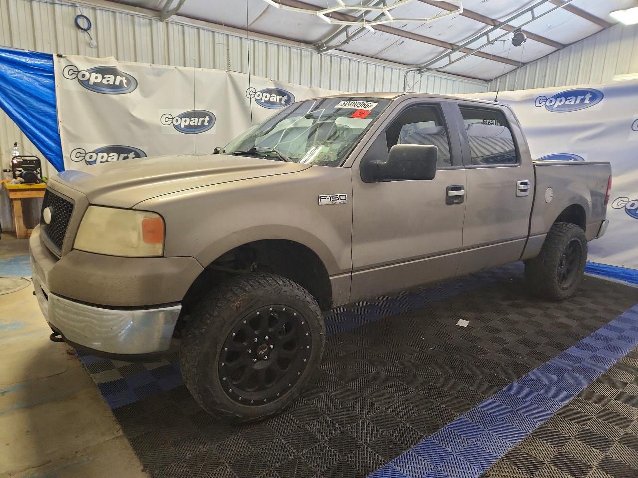 2006 Ford F150 Supercrew Tan vin: 1FTRW14W46FB36020