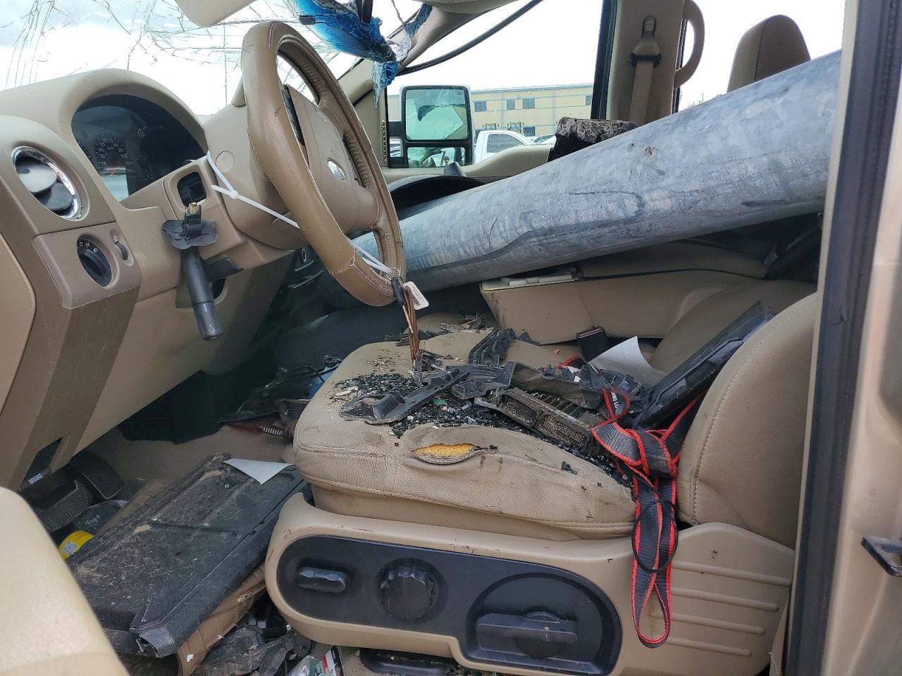 2008 Ford F150 Supercrew Tan vin: 1FTRW14W48FB37333