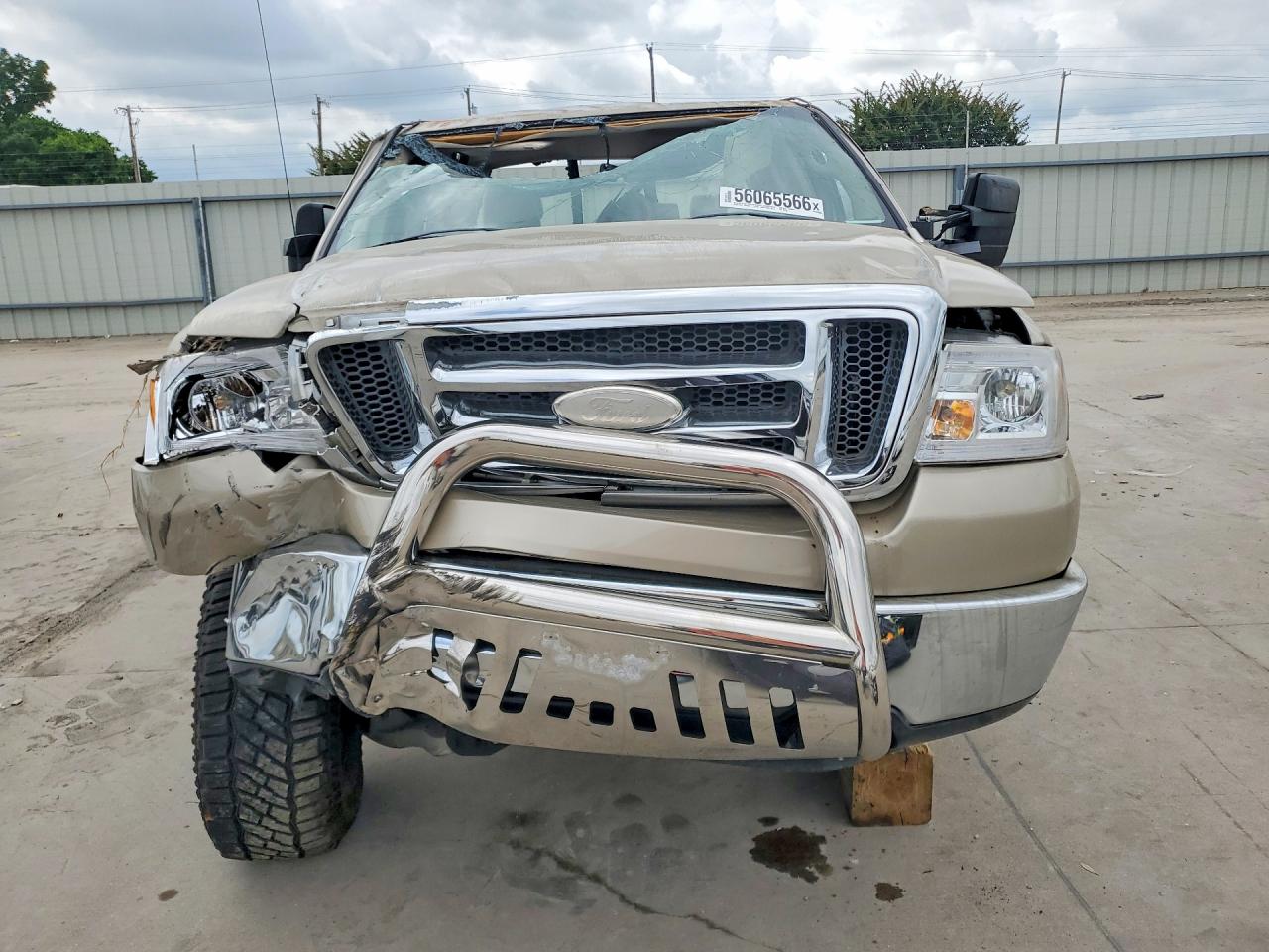 2008 Ford F150 Supercrew Tan vin: 1FTRW14W48FB37333