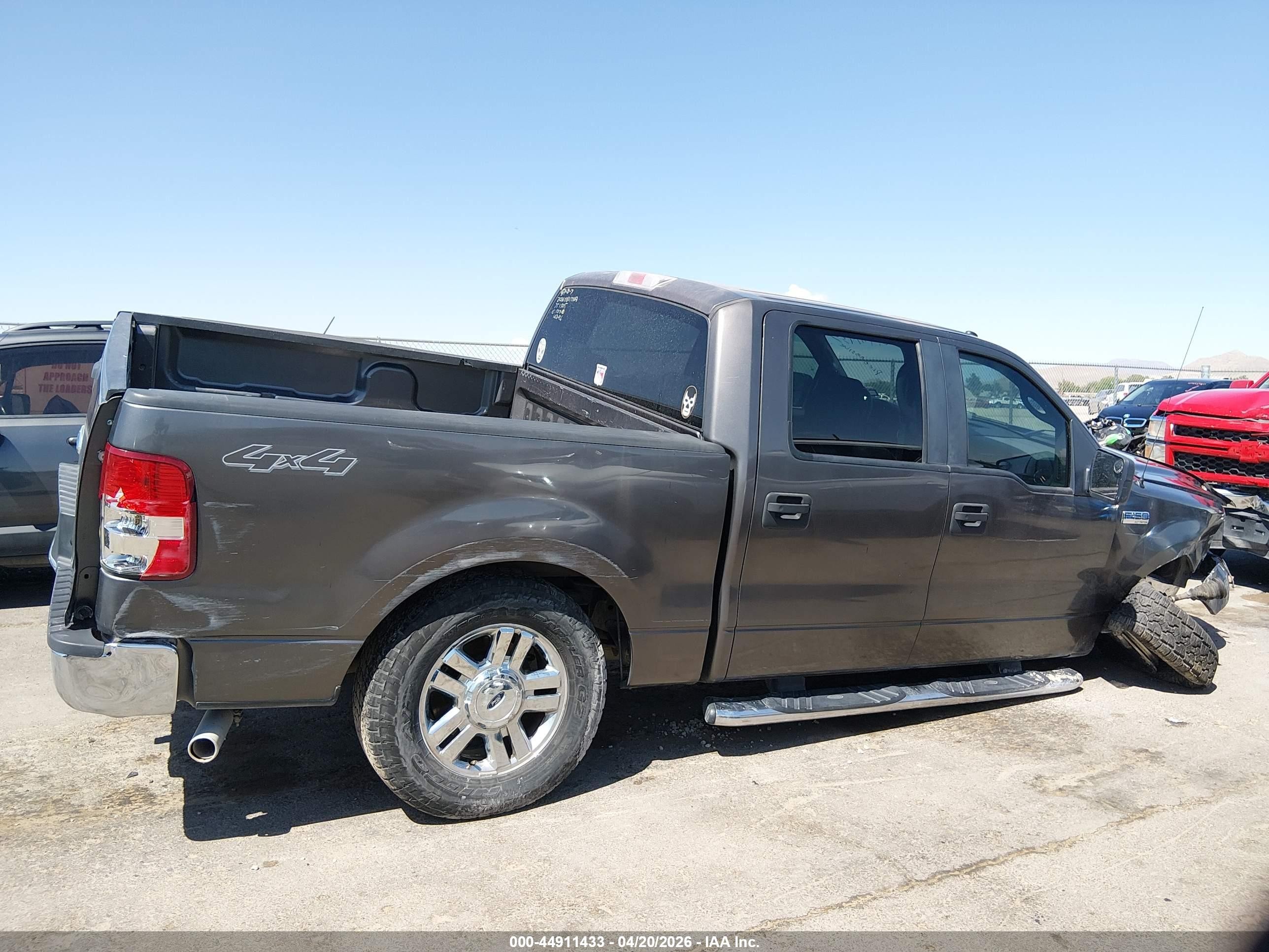 2007 Ford F-150 Xlt Gray vin: 1FTRW14W57KC01952
