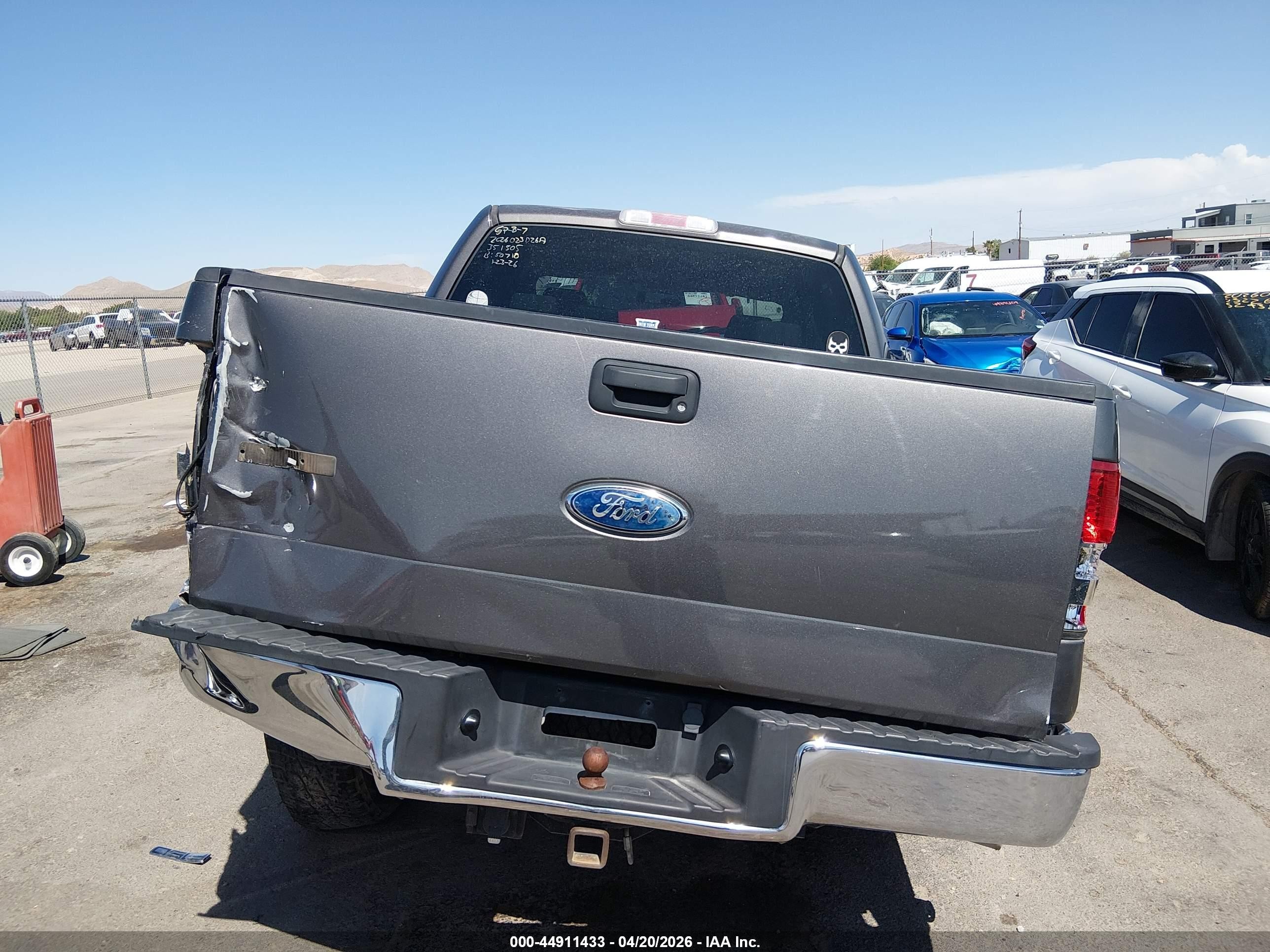 2007 Ford F-150 Xlt Gray vin: 1FTRW14W57KC01952