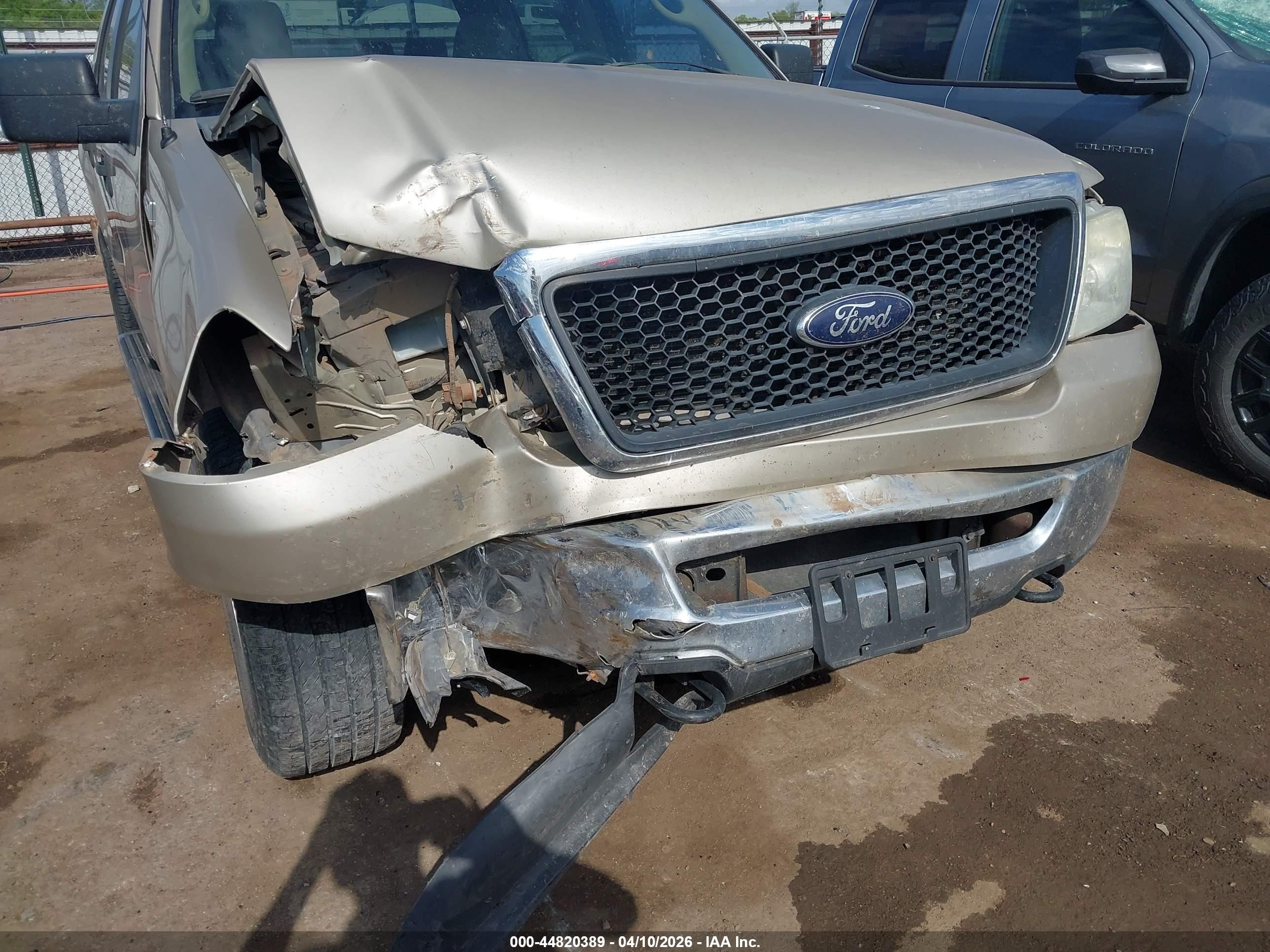 2007 Ford F-150 Xlt Beige vin: 1FTRW14W57KC12840
