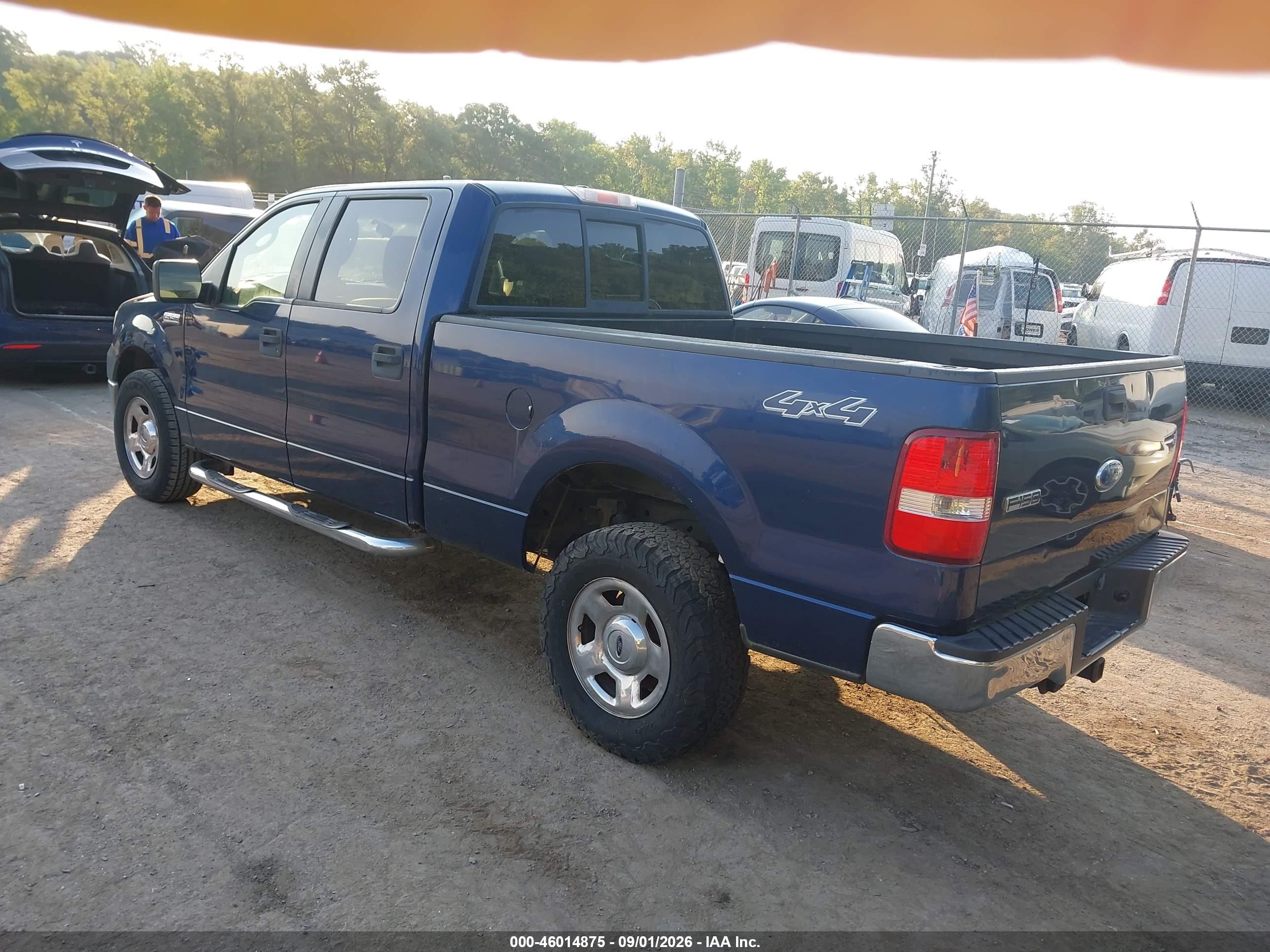 2008 Ford F-150 60th Anniversary/xl/xlt Dark Blue vin: 1FTRW14W58FA08470