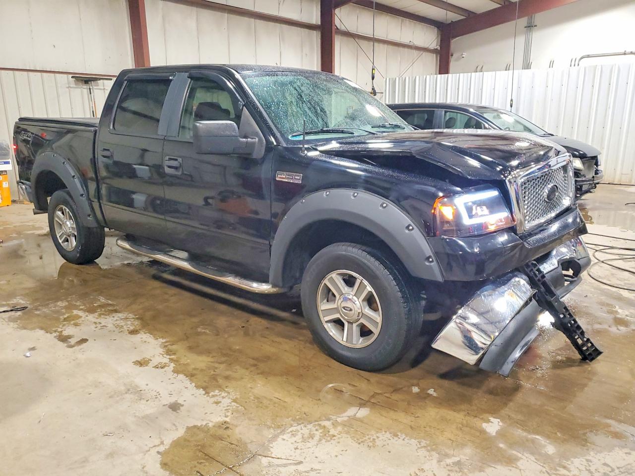 2008 Ford F150 Supercrew Black vin: 1FTRW14W58FB35929
