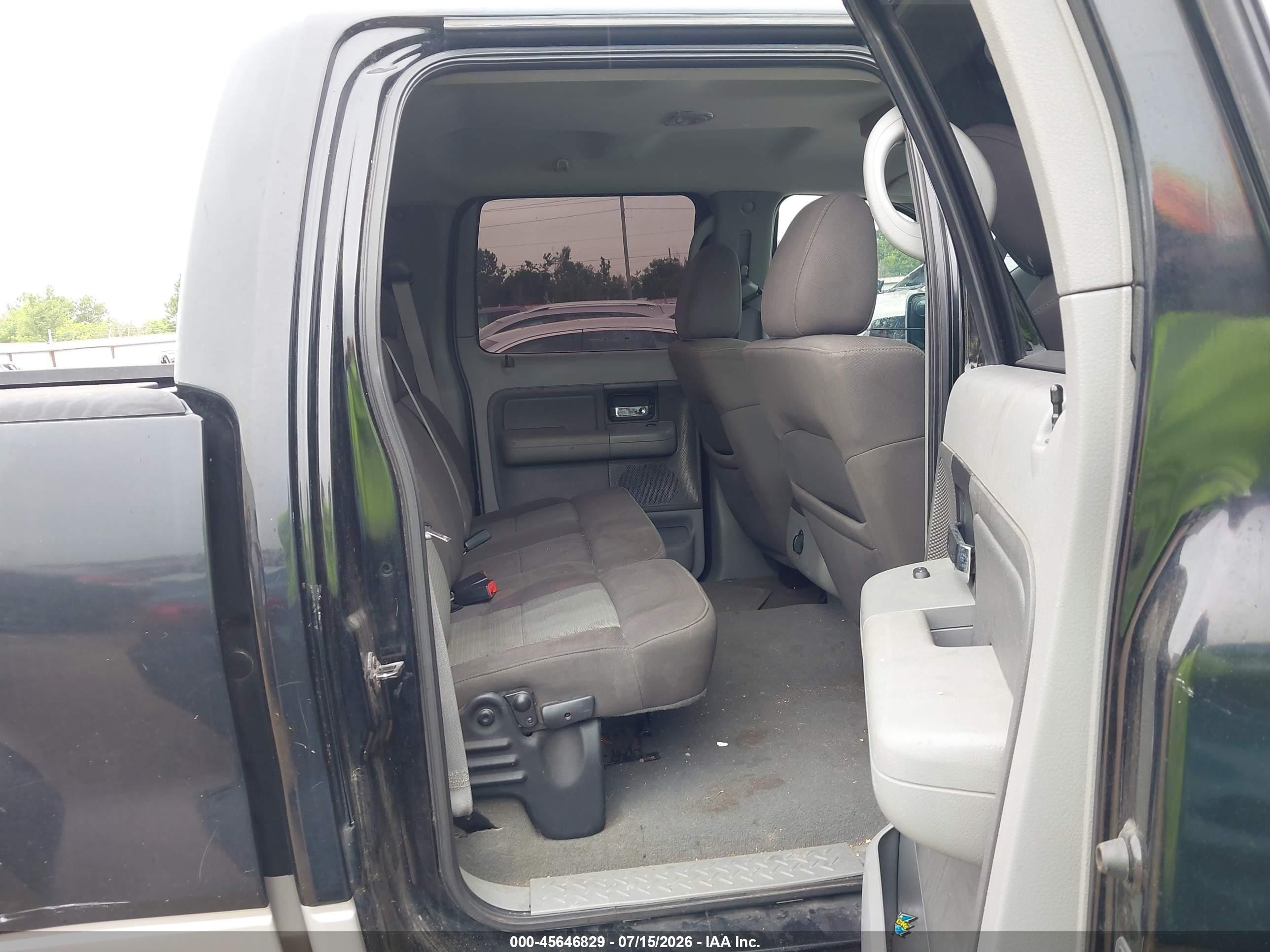 2006 Ford F-150 Xlt Black vin: 1FTRW14W66KD83921