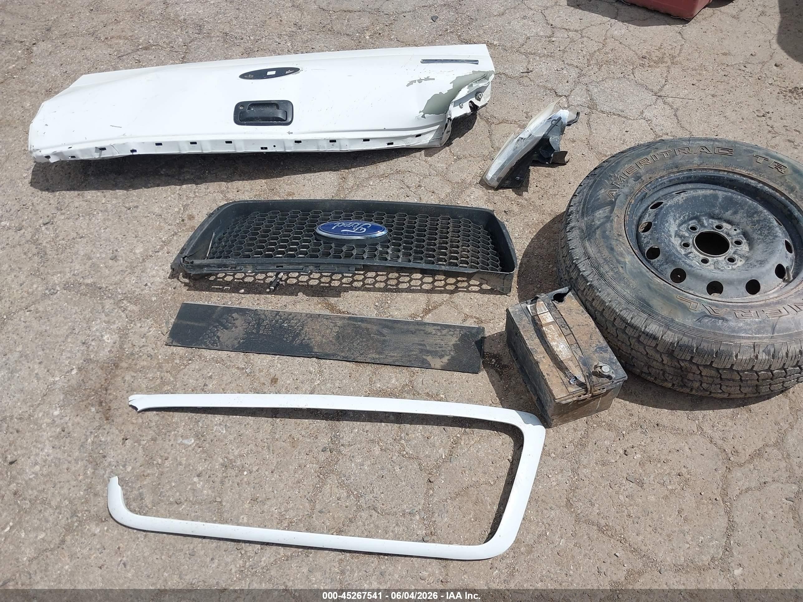 2006 Ford F-150 Xlt White vin: 1FTRW14W66KD98628