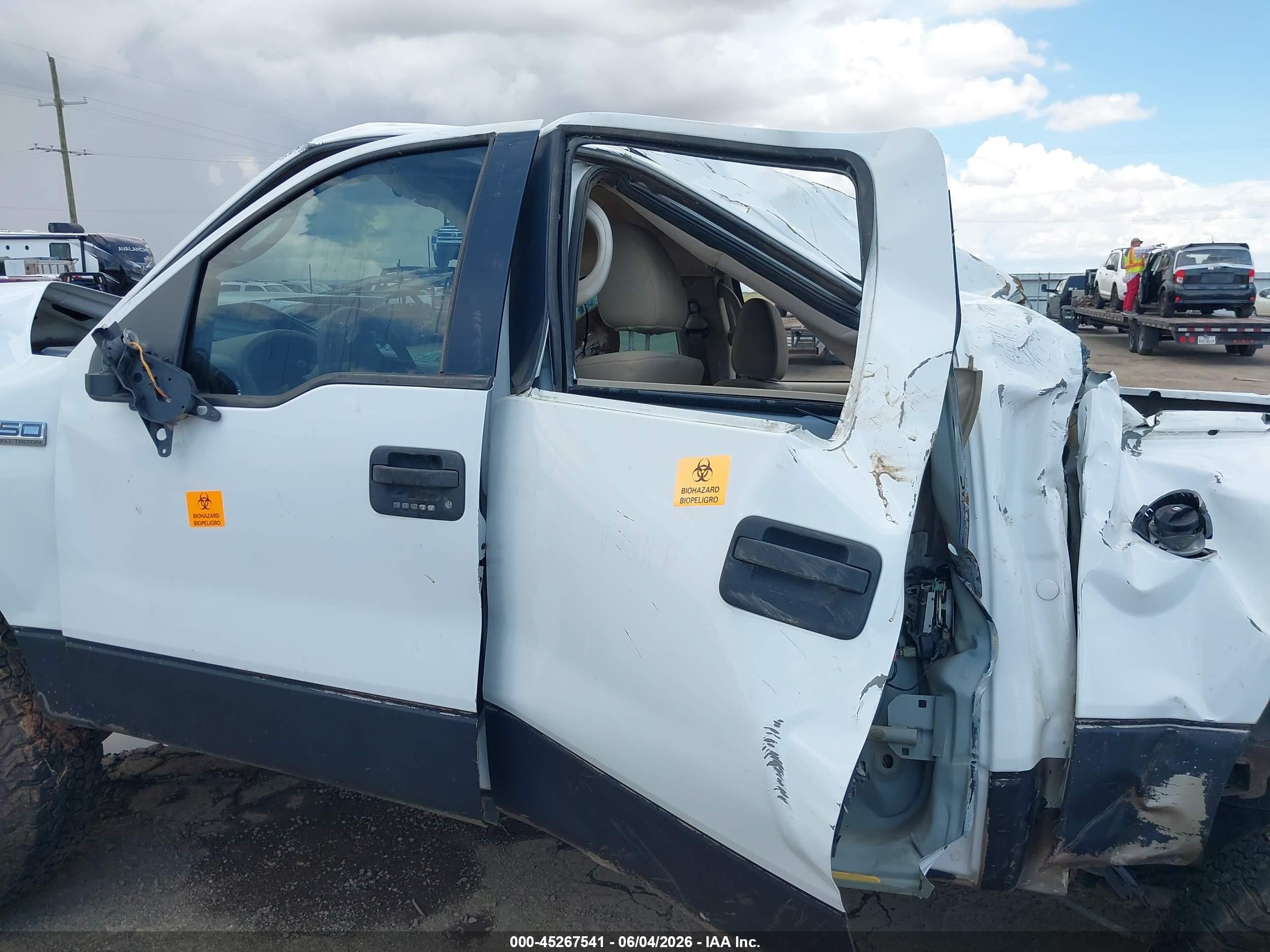 2006 Ford F-150 Xlt White vin: 1FTRW14W66KD98628