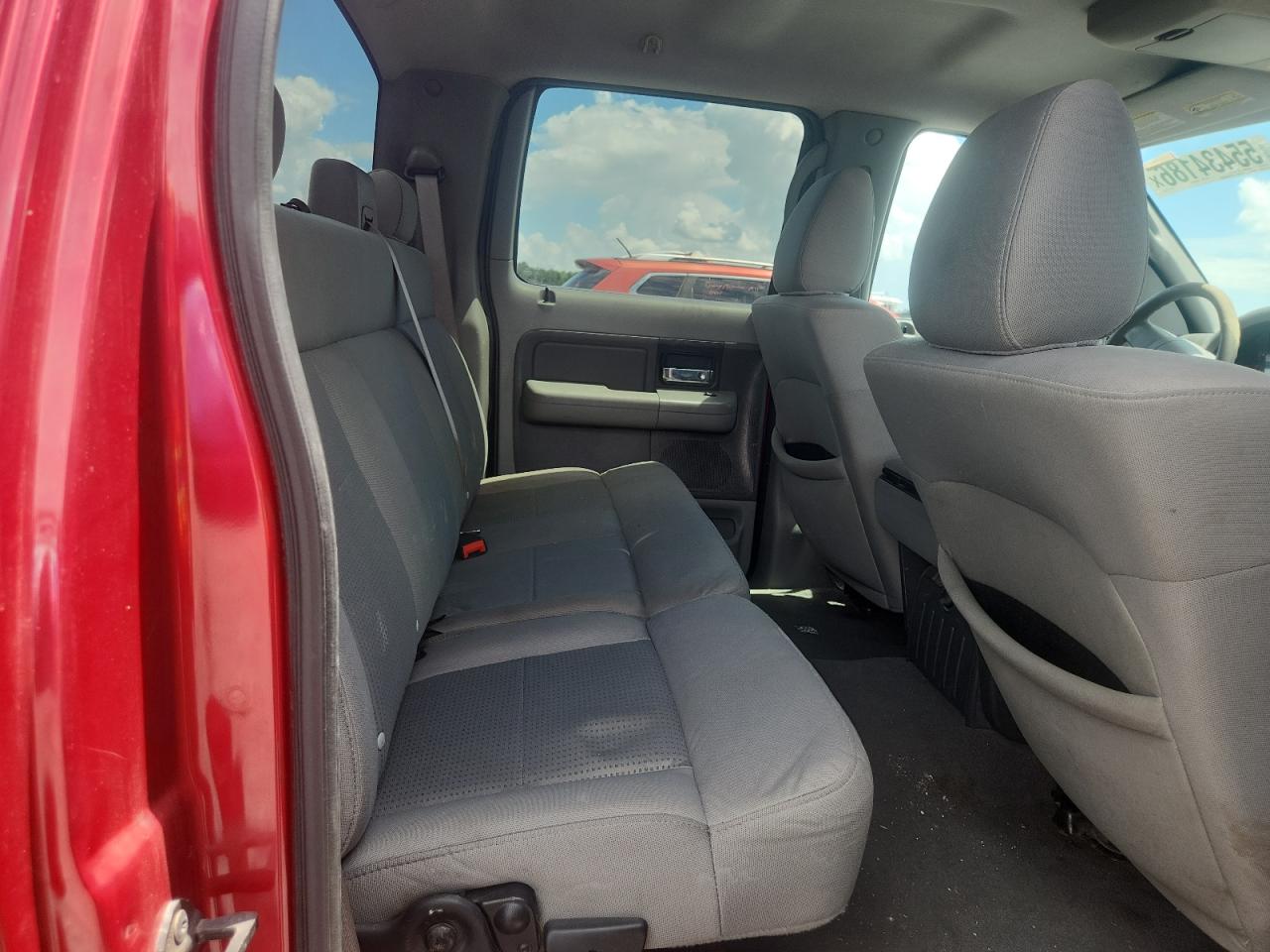 2007 Ford F150 Supercrew Red vin: 1FTRW14W67KA54900