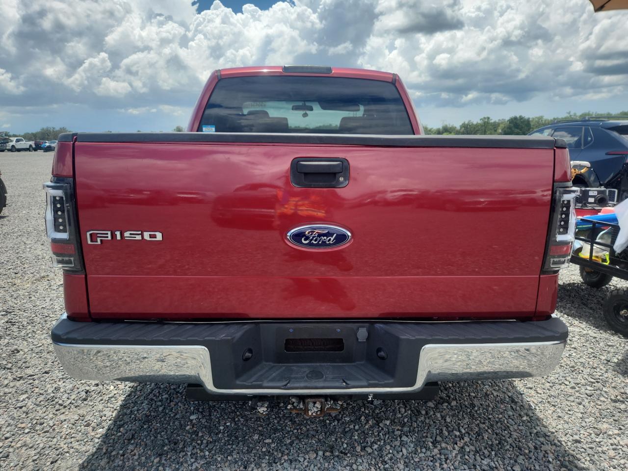 2007 Ford F150 Supercrew Red vin: 1FTRW14W67KA54900