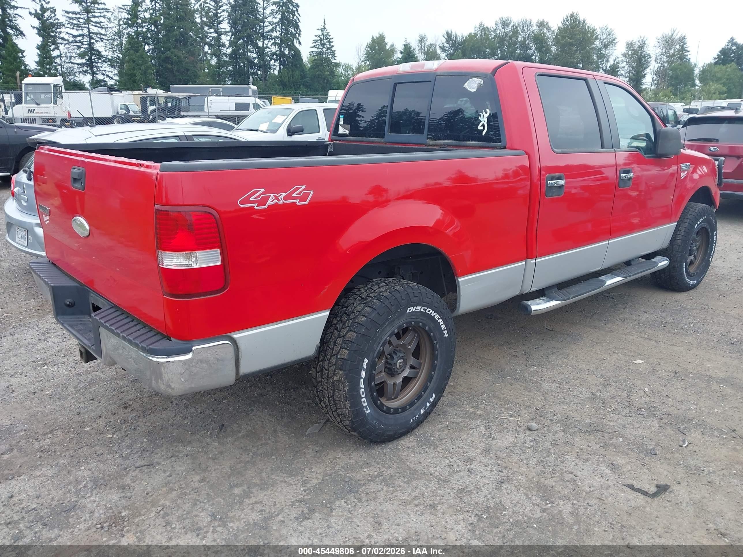 2008 Ford F-150 Xlt Red vin: 1FTRW14W68FA85929