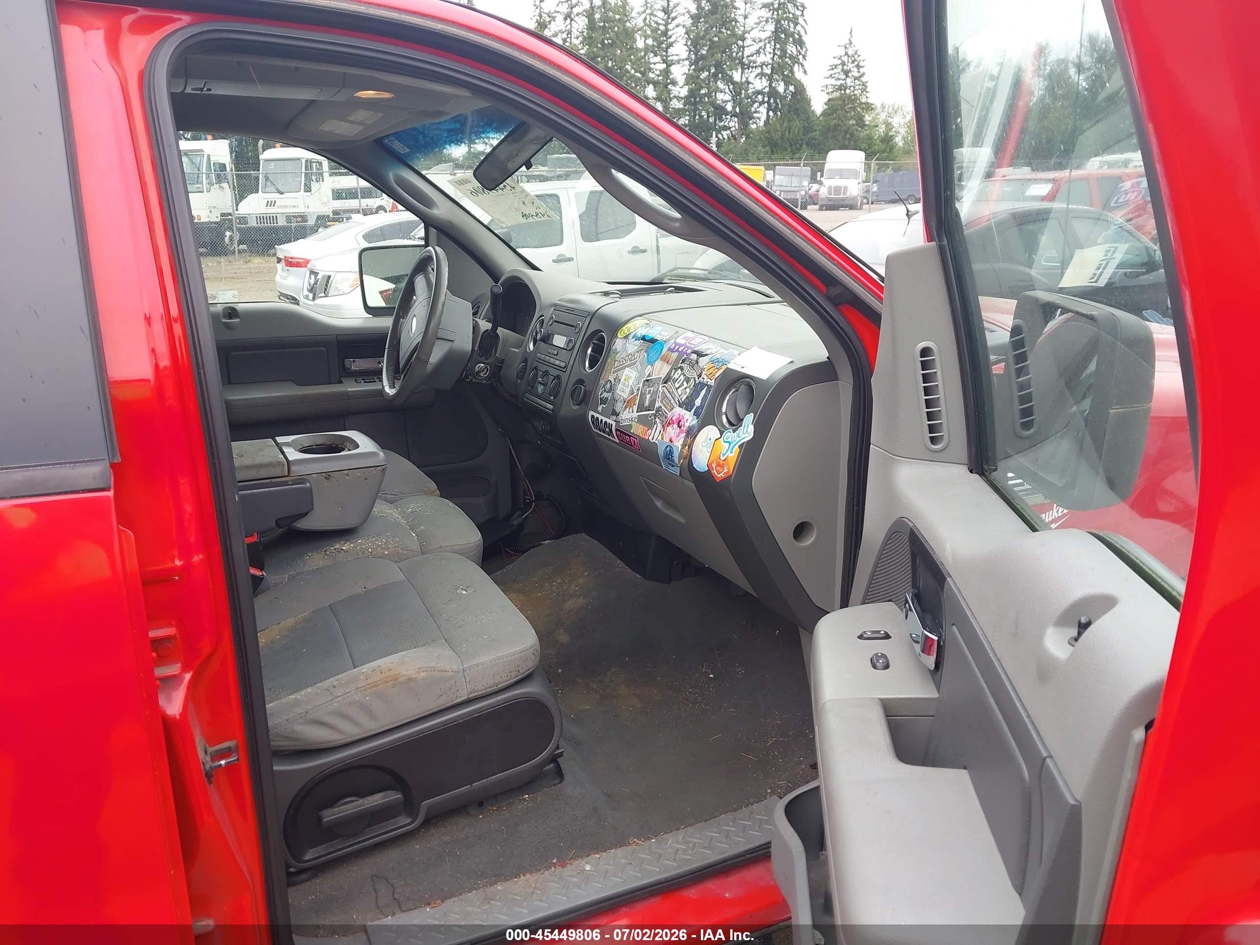 2008 Ford F-150 Xlt Red vin: 1FTRW14W68FA85929