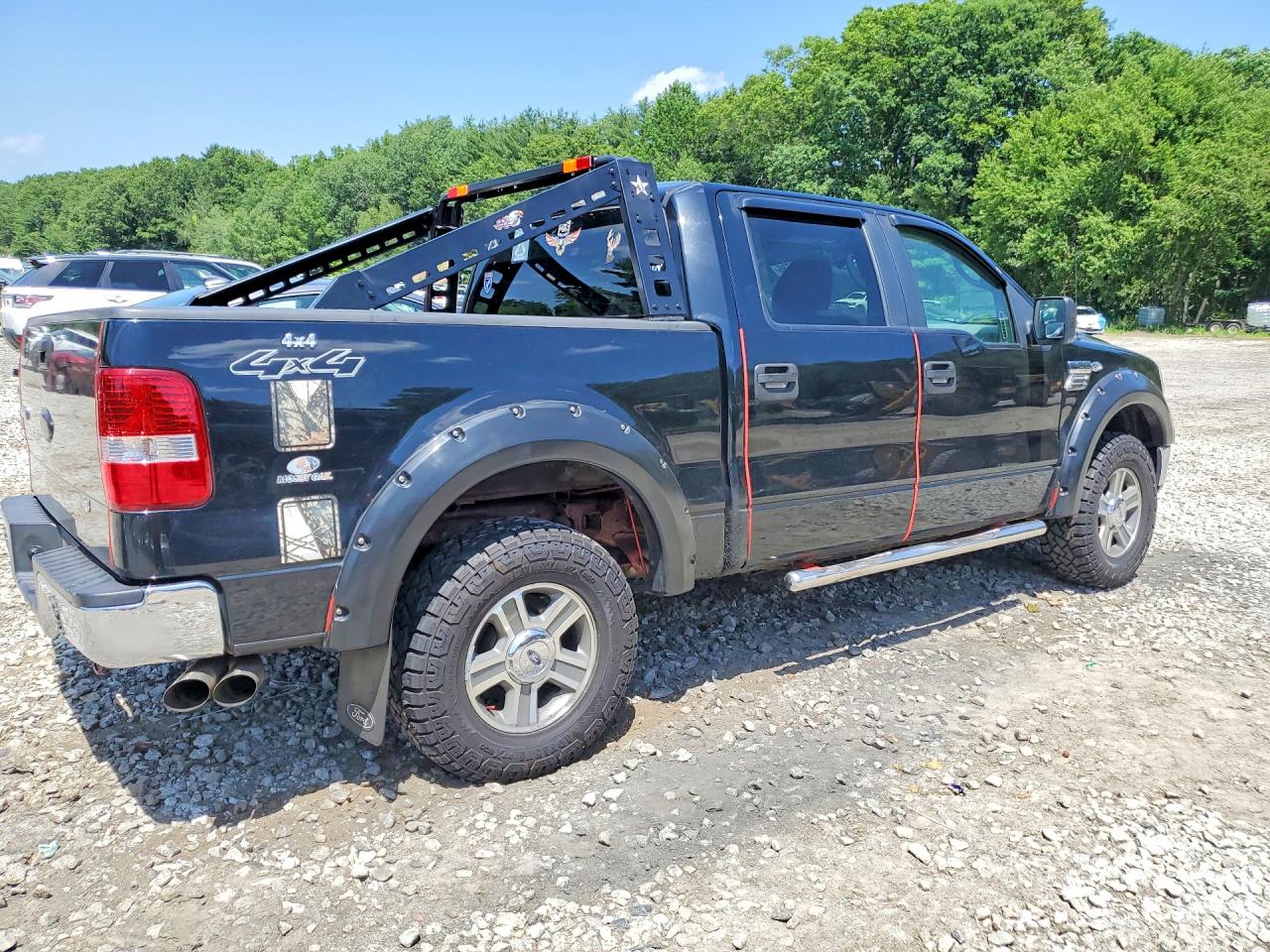2008 Ford F150 Supercrew Black vin: 1FTRW14W68FB86405