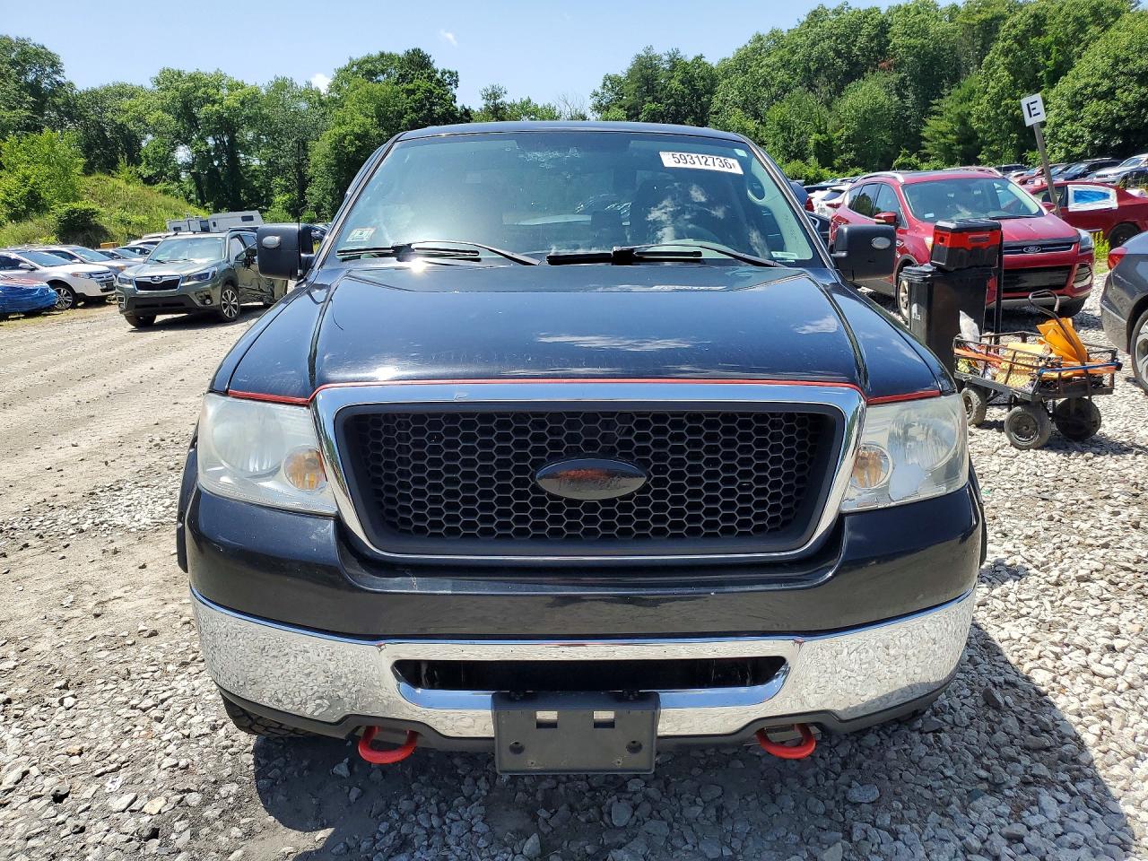 2008 Ford F150 Supercrew Black vin: 1FTRW14W68FB86405