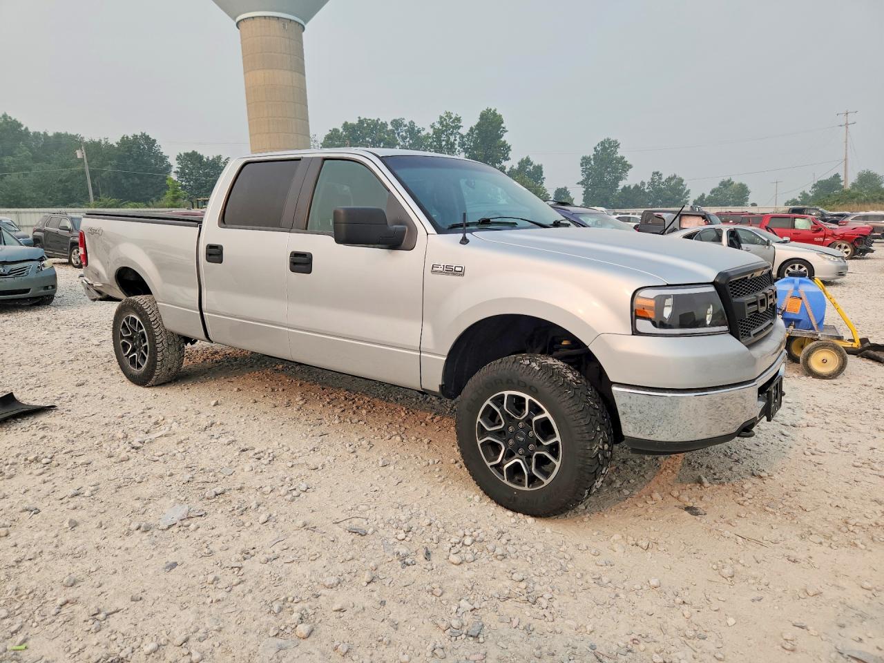 2007 Ford F150 Supercrew Silver vin: 1FTRW14W77FA68457