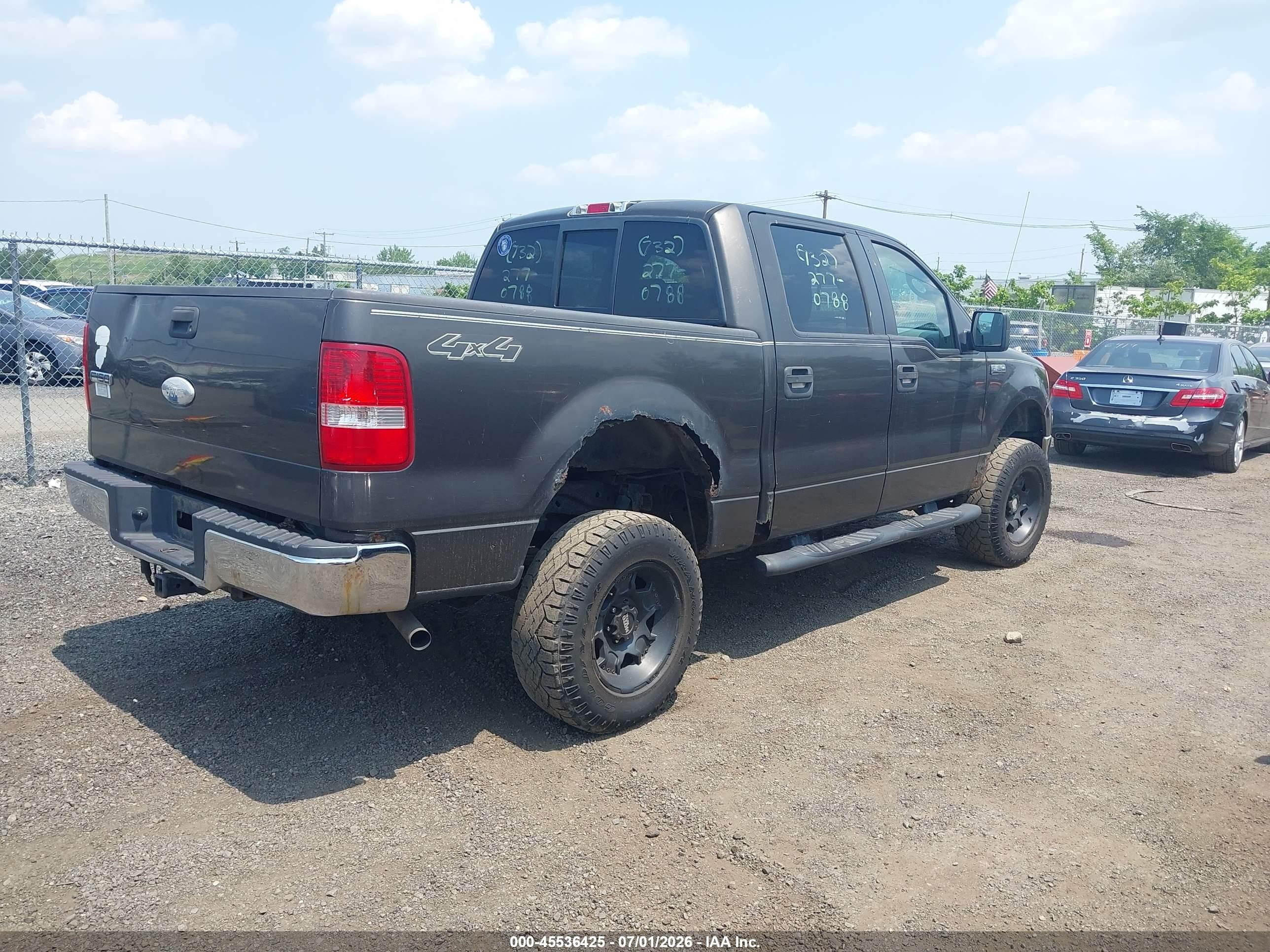 2007 Ford F-150 Xlt Gray vin: 1FTRW14W77FB27295