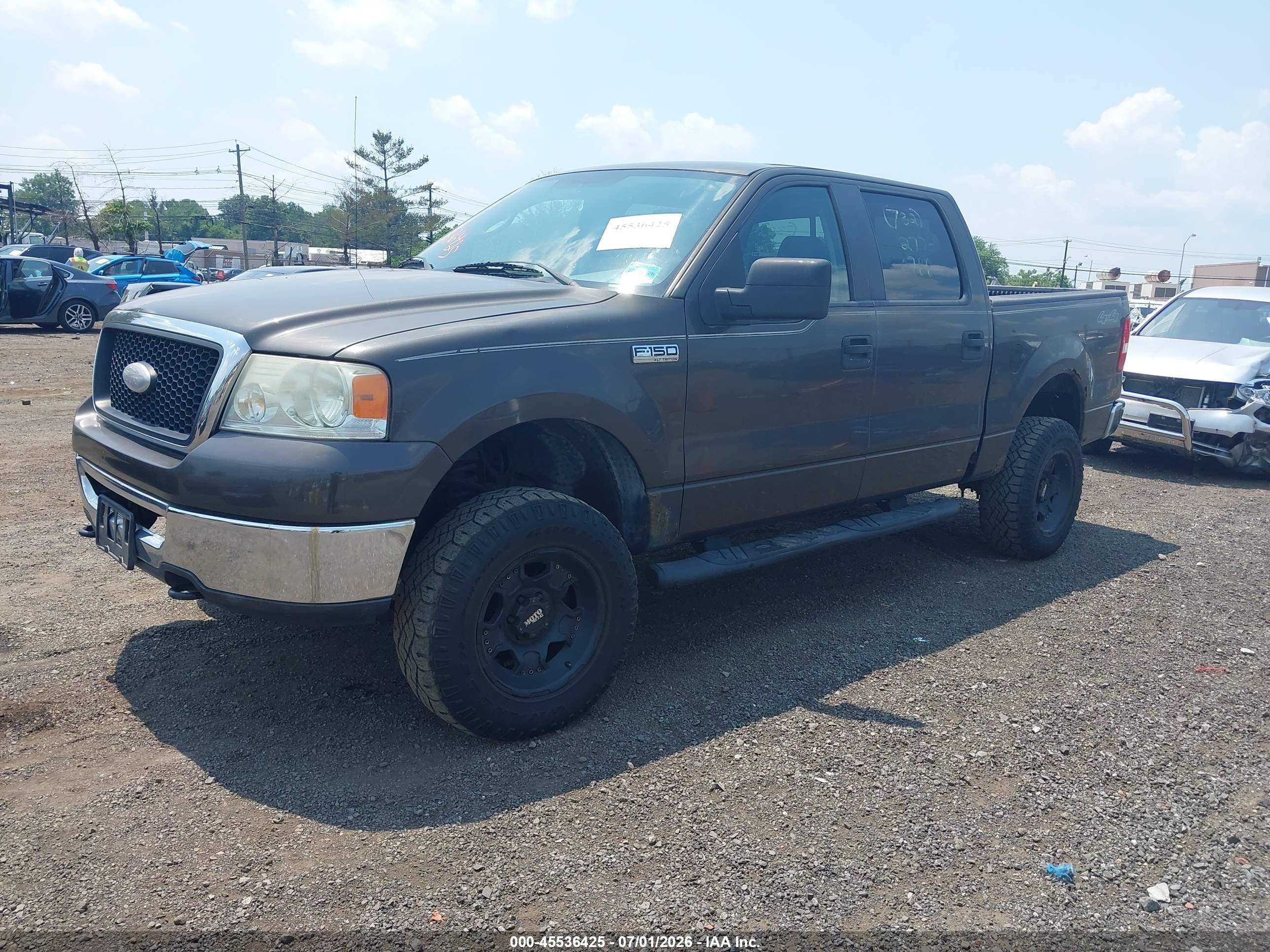 2007 Ford F-150 Xlt Gray vin: 1FTRW14W77FB27295