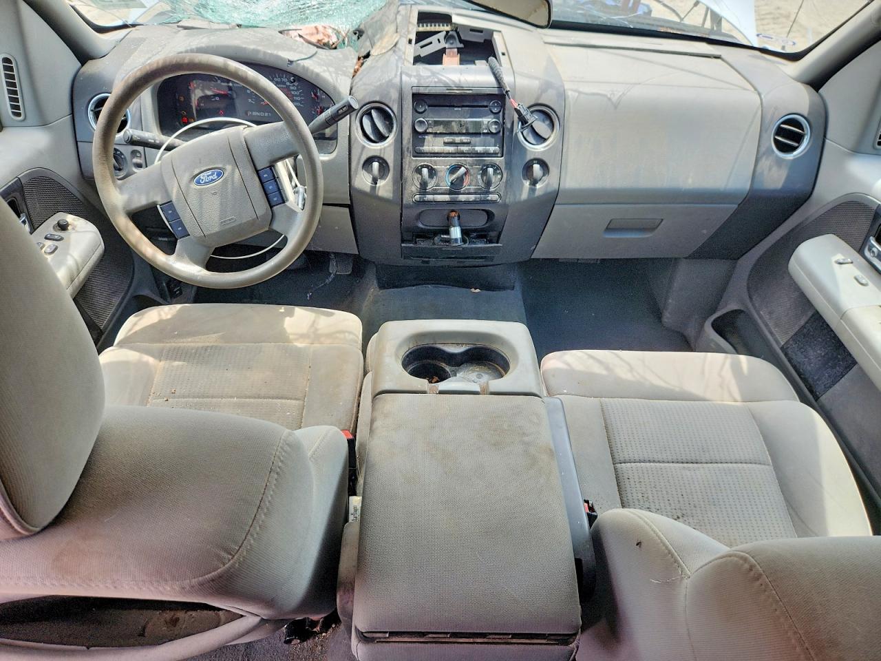 2007 Ford F150 Supercrew White vin: 1FTRW14W77KC31955