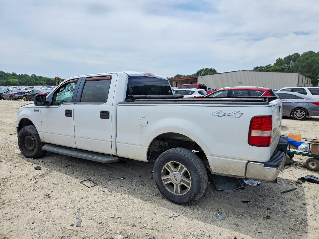 2007 Ford F150 Supercrew White vin: 1FTRW14W77KC31955