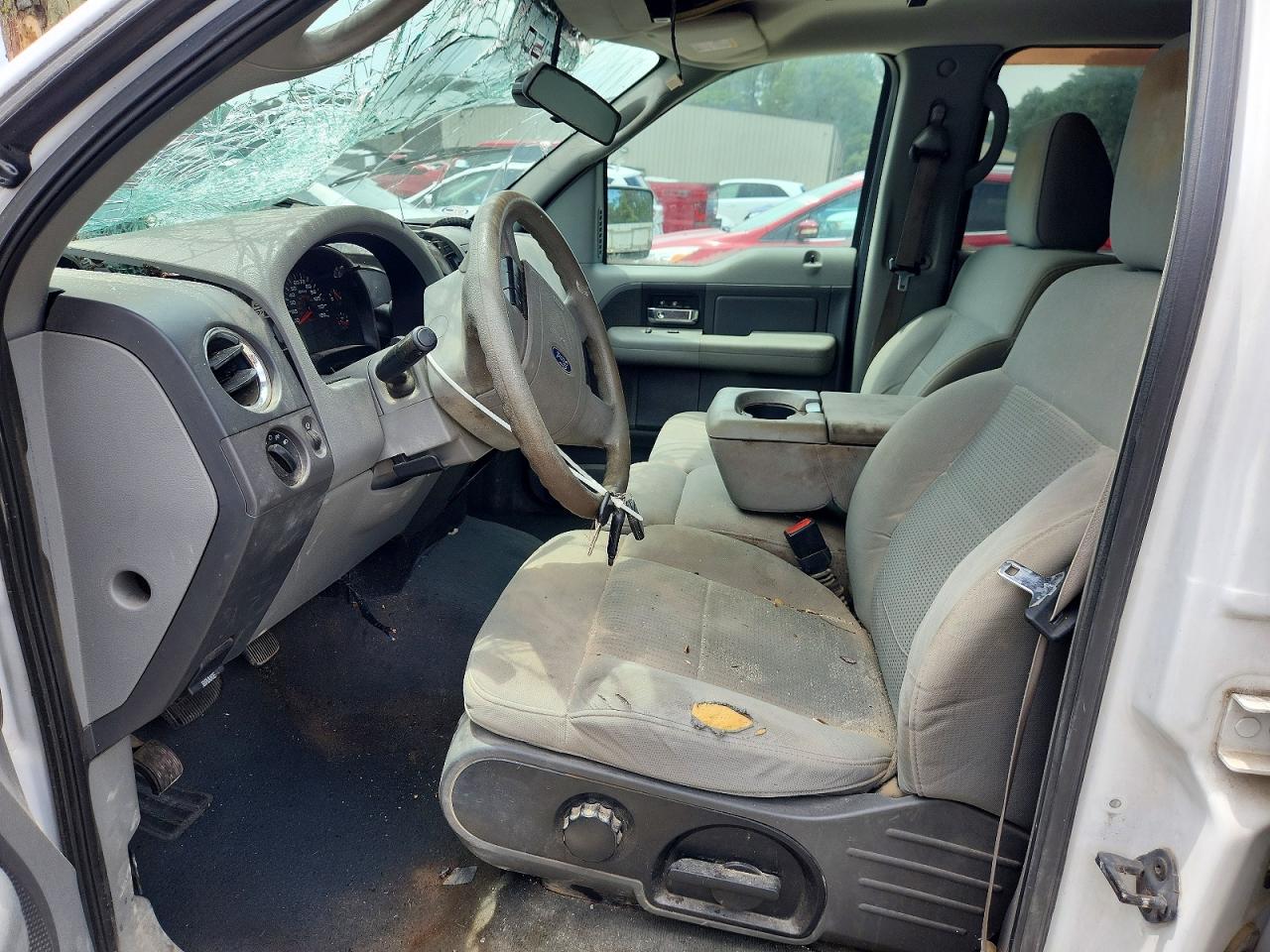 2007 Ford F150 Supercrew White vin: 1FTRW14W77KC31955