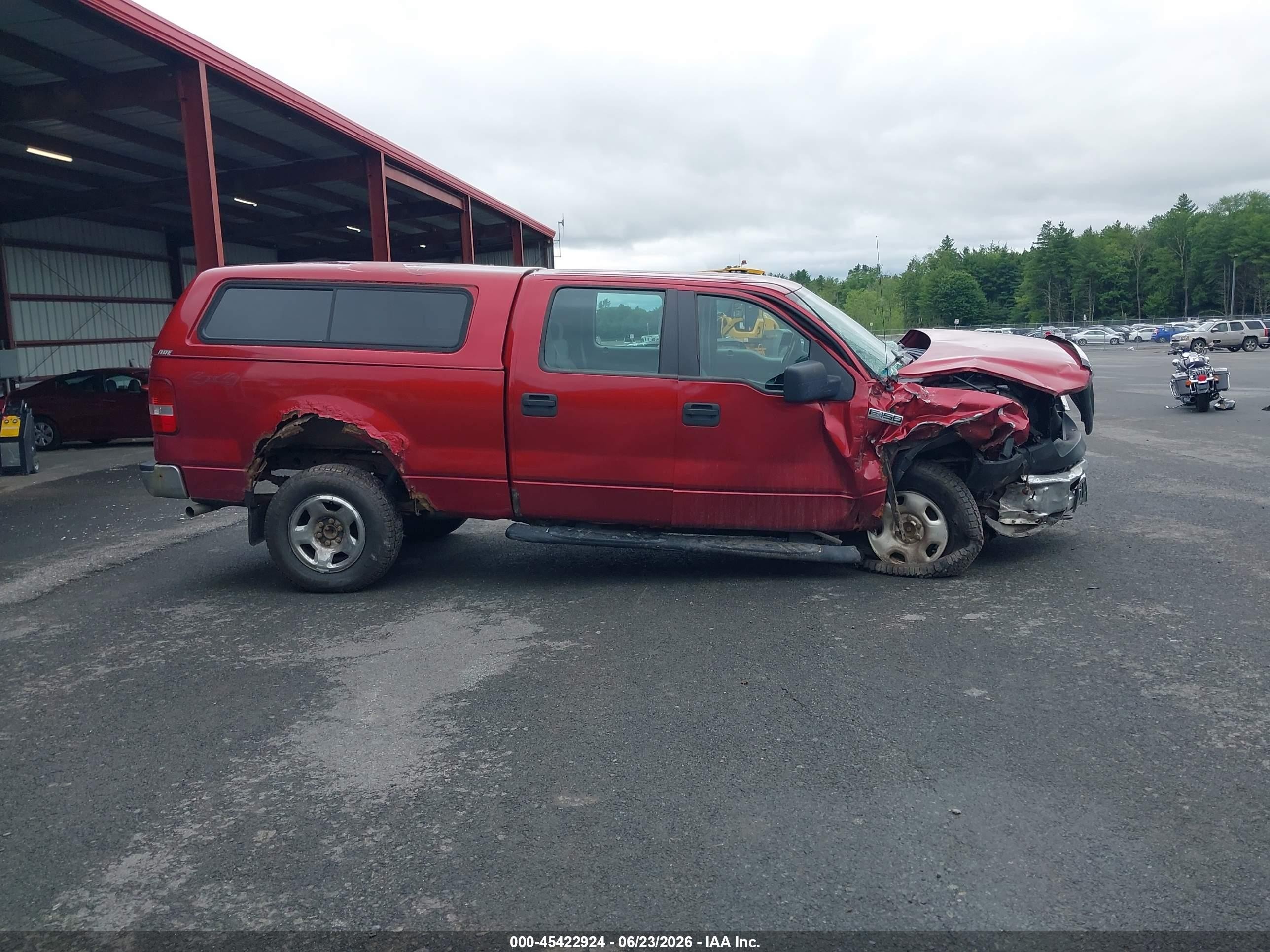 2008 Ford F-150 60th Anniversary/xl/xlt Red vin: 1FTRW14W78FB88485