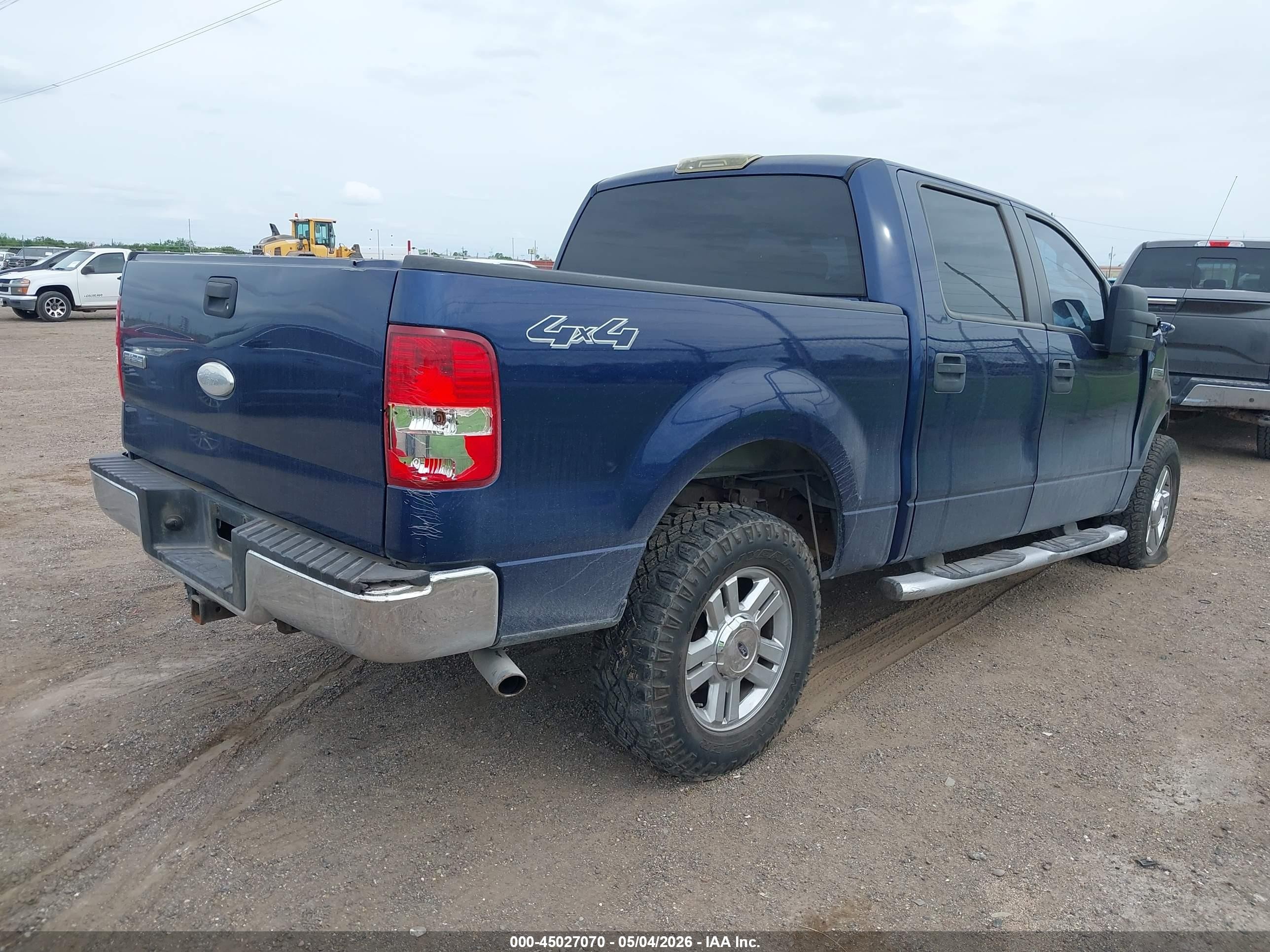 2007 Ford F-150 Xlt Blue vin: 1FTRW14W87KC38767