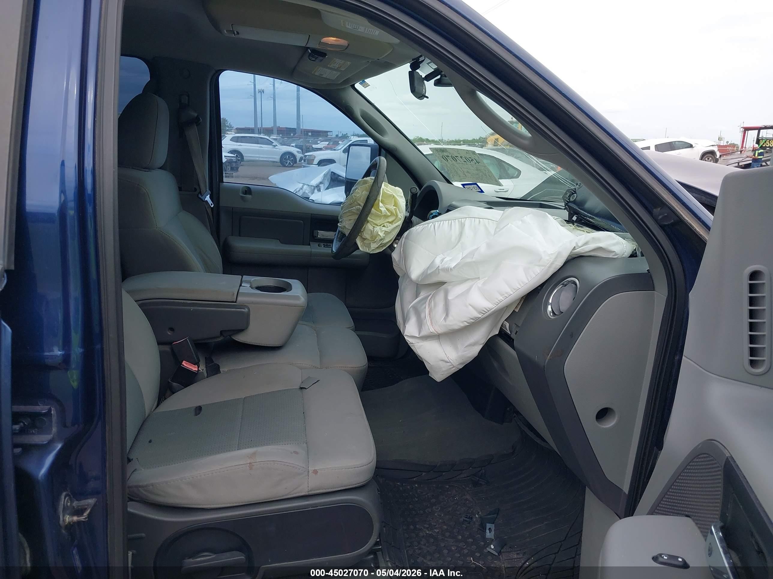 2007 Ford F-150 Xlt Blue vin: 1FTRW14W87KC38767