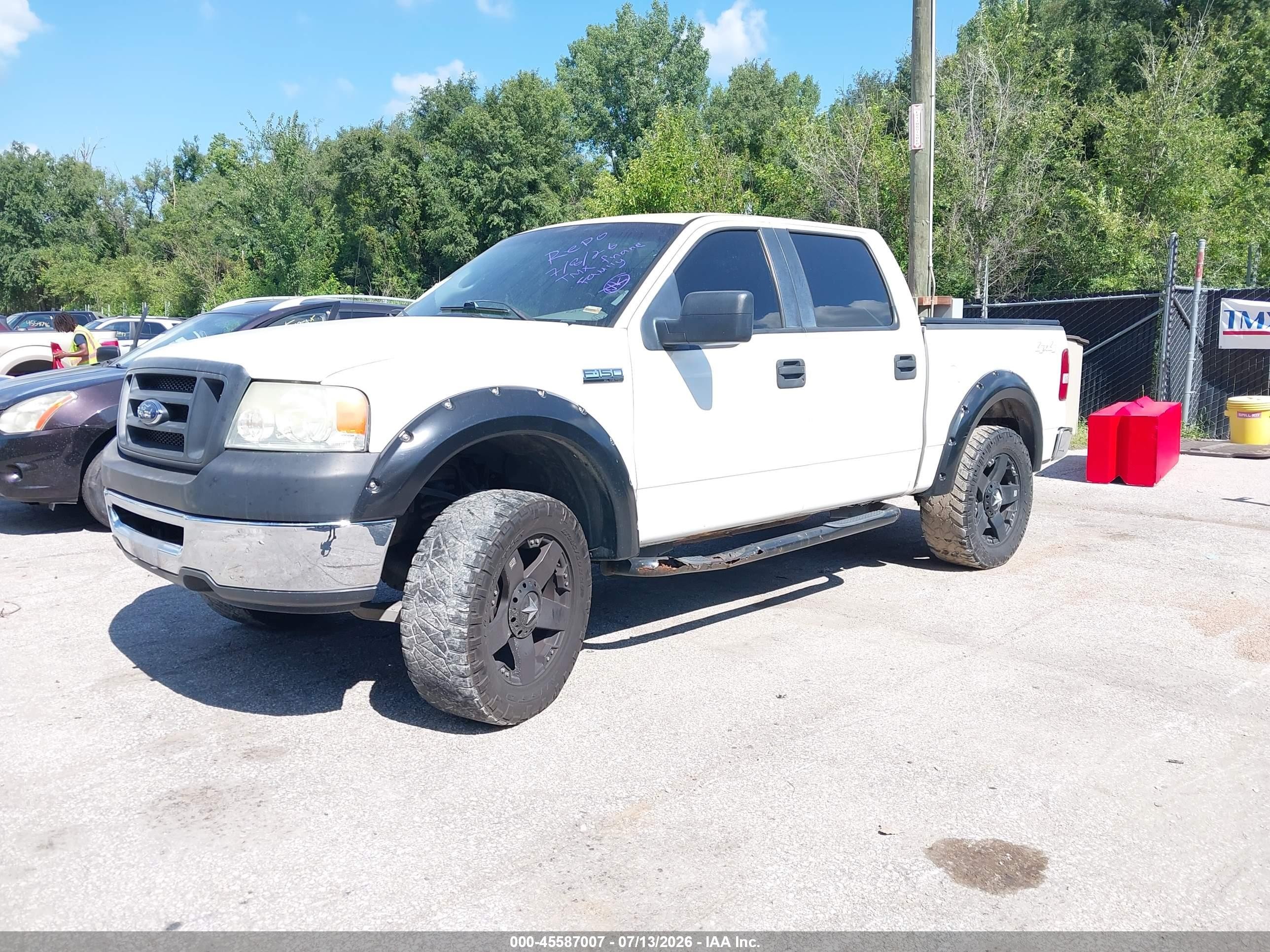 2008 Ford F-150 60th Anniversary/xl/xlt White vin: 1FTRW14W88FC07285