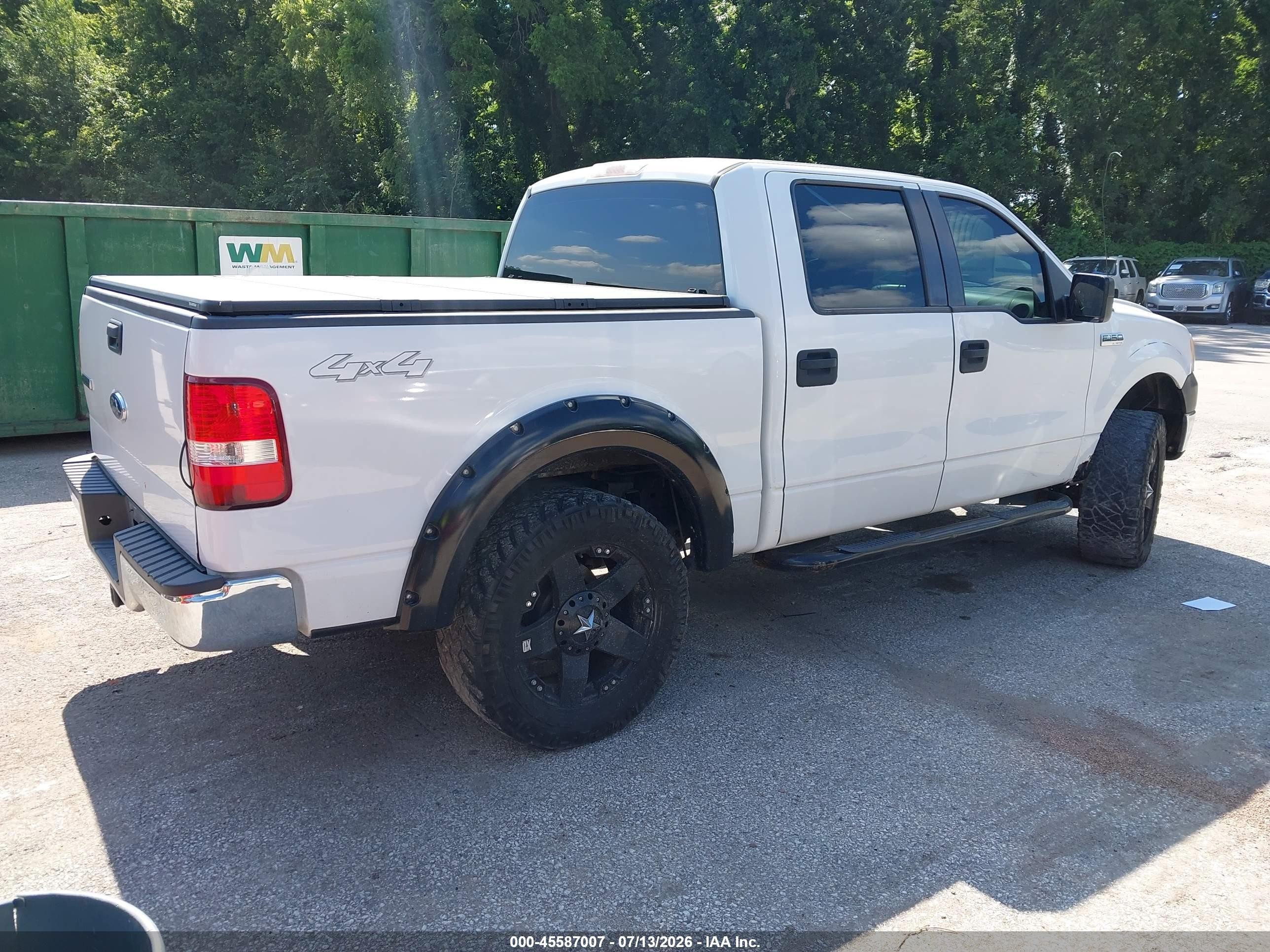2008 Ford F-150 60th Anniversary/xl/xlt White vin: 1FTRW14W88FC07285