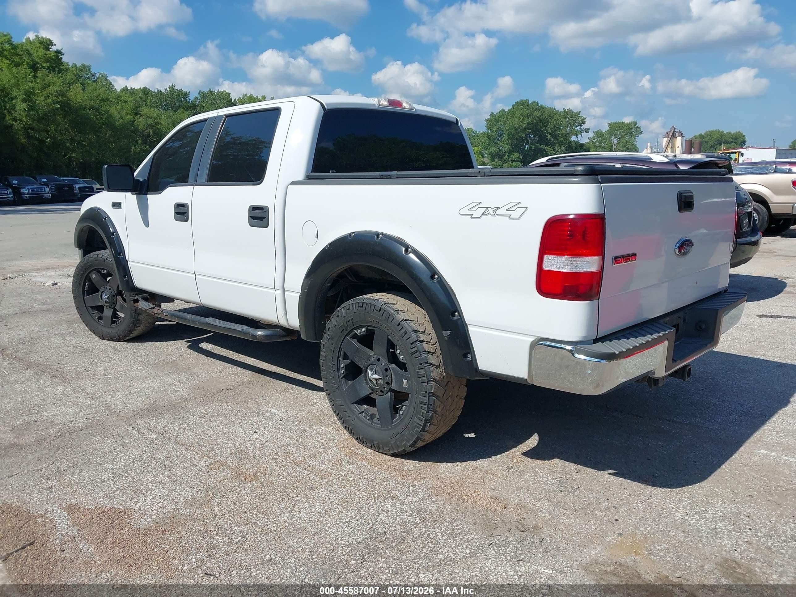 2008 Ford F-150 60th Anniversary/xl/xlt White vin: 1FTRW14W88FC07285