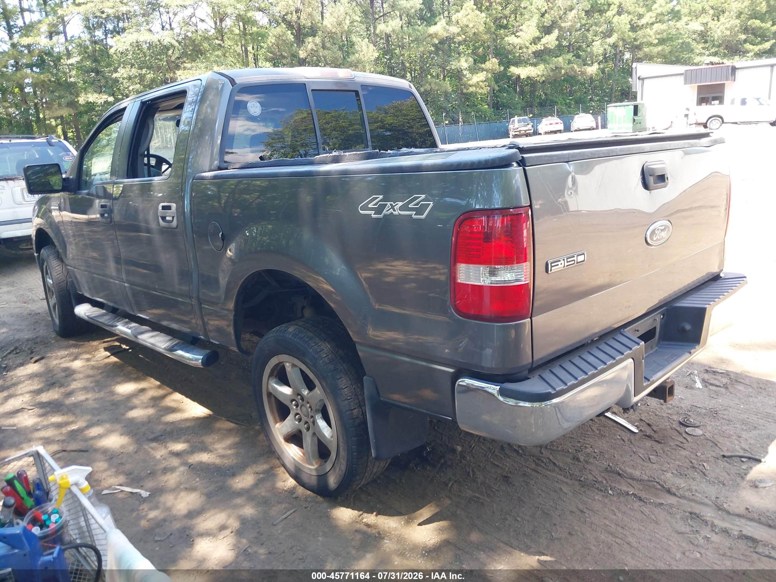 2005 Ford F-150 Xlt Gray vin: 1FTRW14W95FB30437