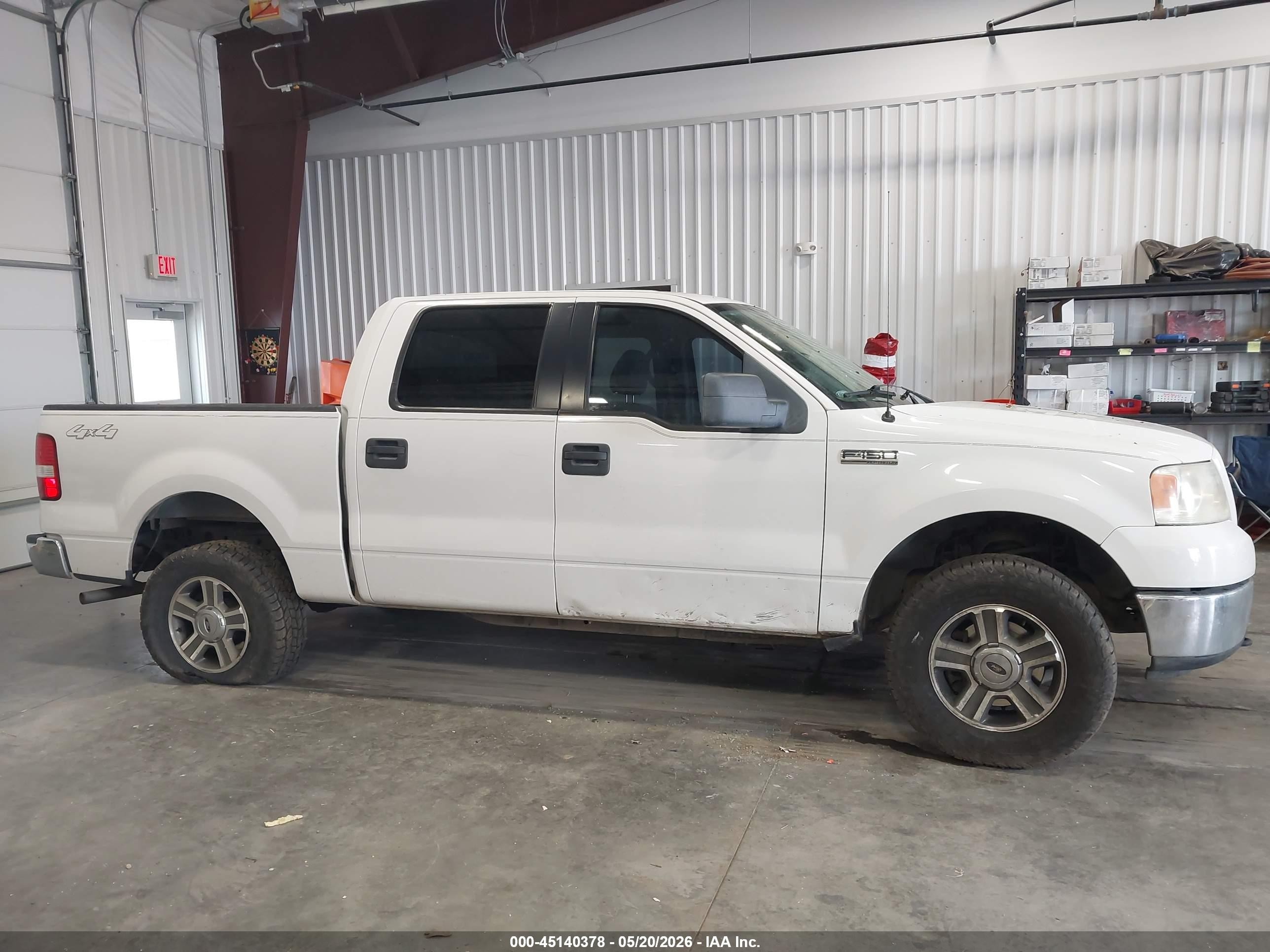 2006 Ford F-150 Xlt Белый vin: 1FTRW14W96KC17585