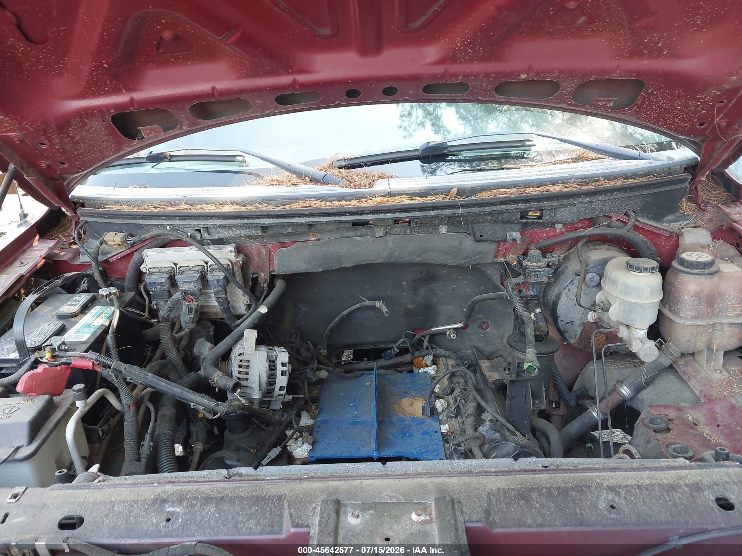2004 Ford F-150 Xlt Maroon vin: 1FTRW14WX4KC40838