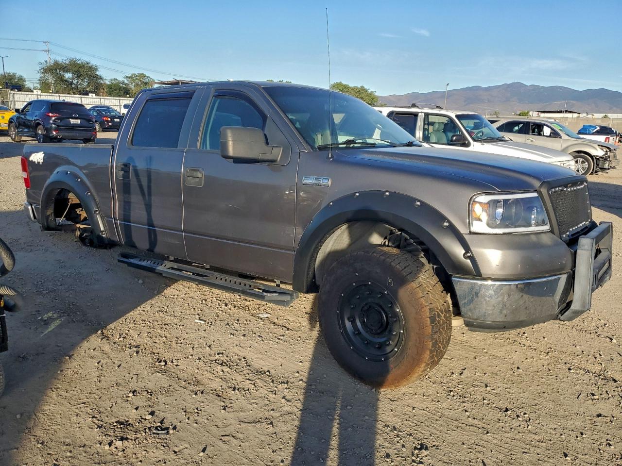 2007 Ford F150 Supercrew Gray vin: 1FTRW14WX7FB22740