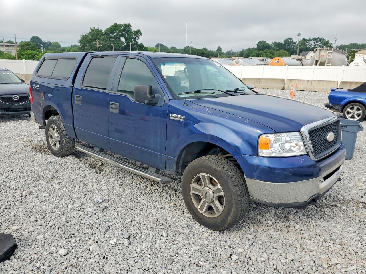 2007 Ford F150 Supercrew Blue vin: 1FTRW14WX7FB39182