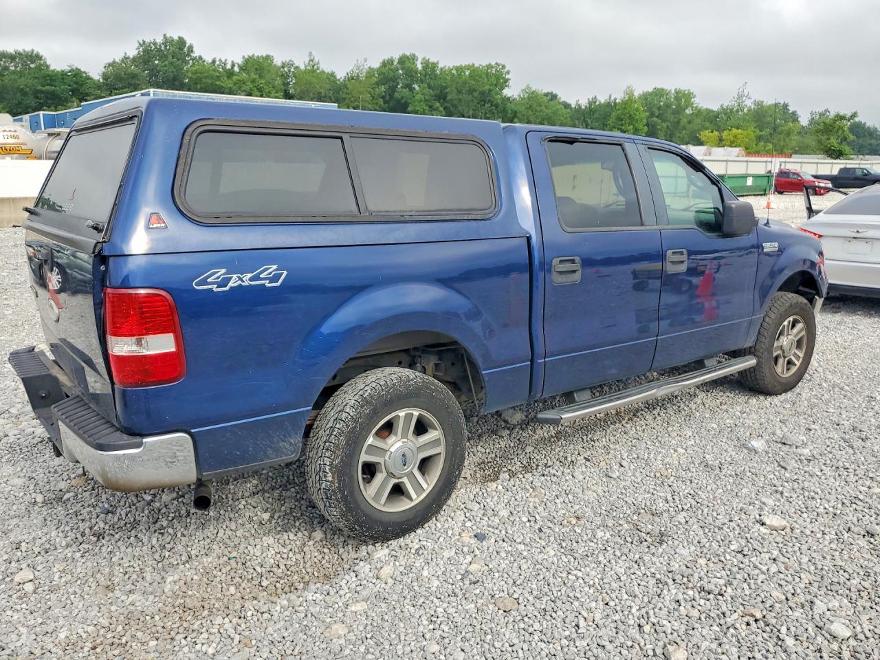 2007 Ford F150 Supercrew Blue vin: 1FTRW14WX7FB39182