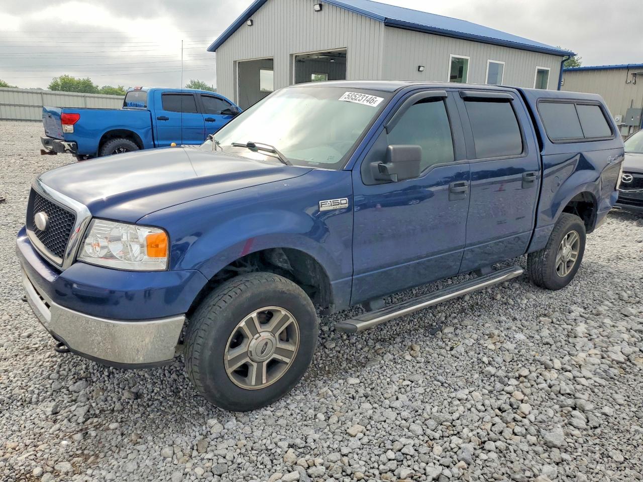 2007 Ford F150 Supercrew Blue vin: 1FTRW14WX7FB39182