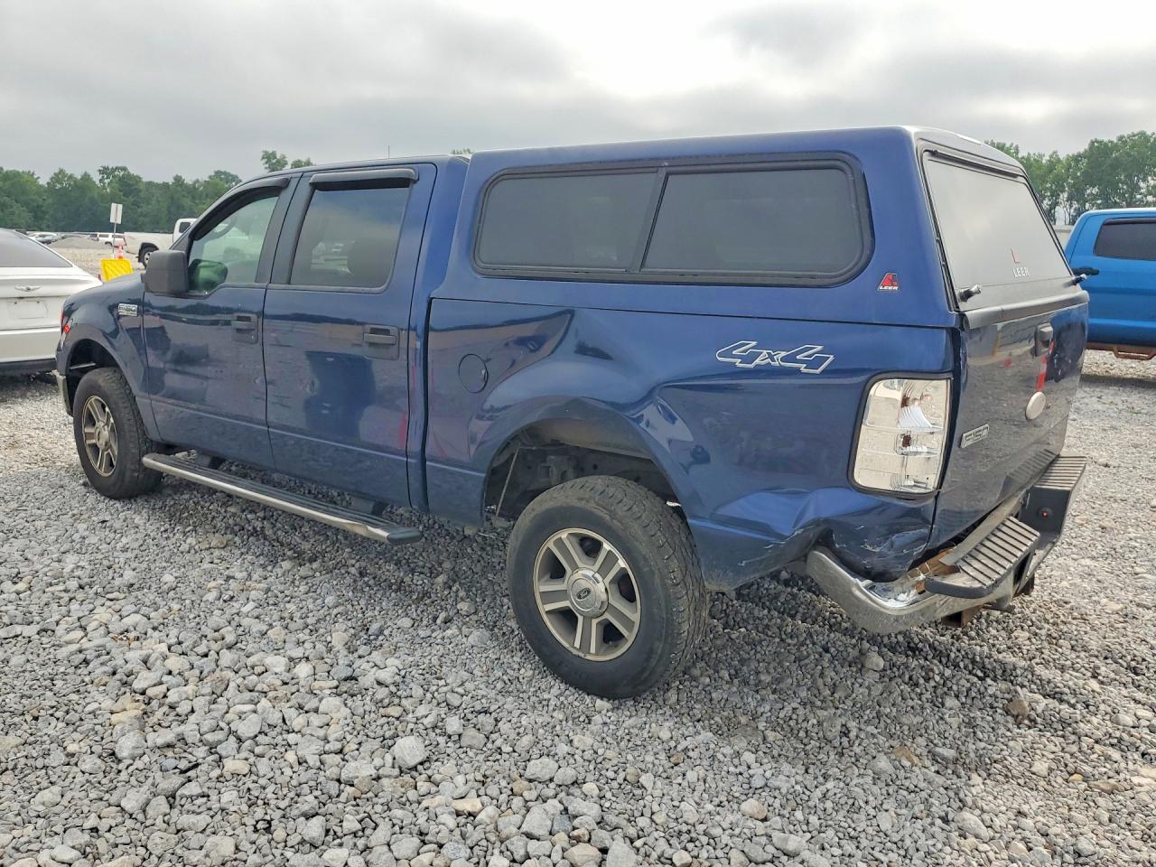 2007 Ford F150 Supercrew Blue vin: 1FTRW14WX7FB39182
