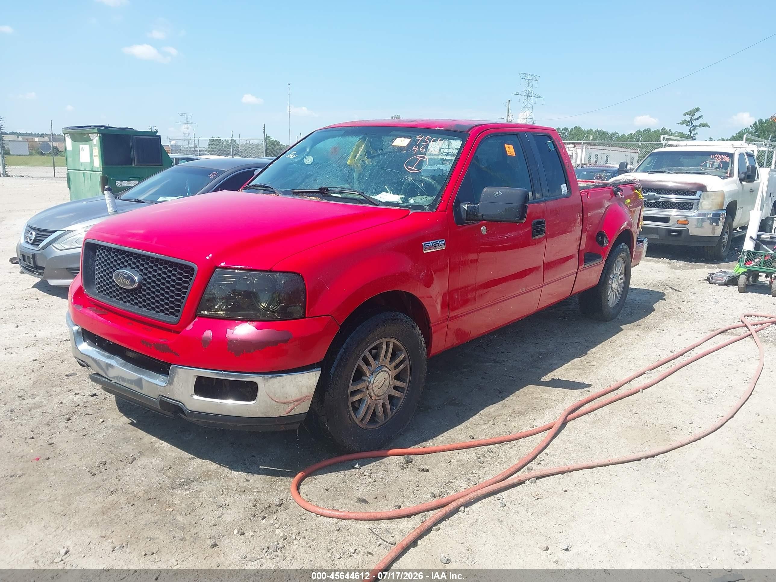 2005 Ford F-150 Stx/xlt Красный vin: 1FTRX02W35KE79966