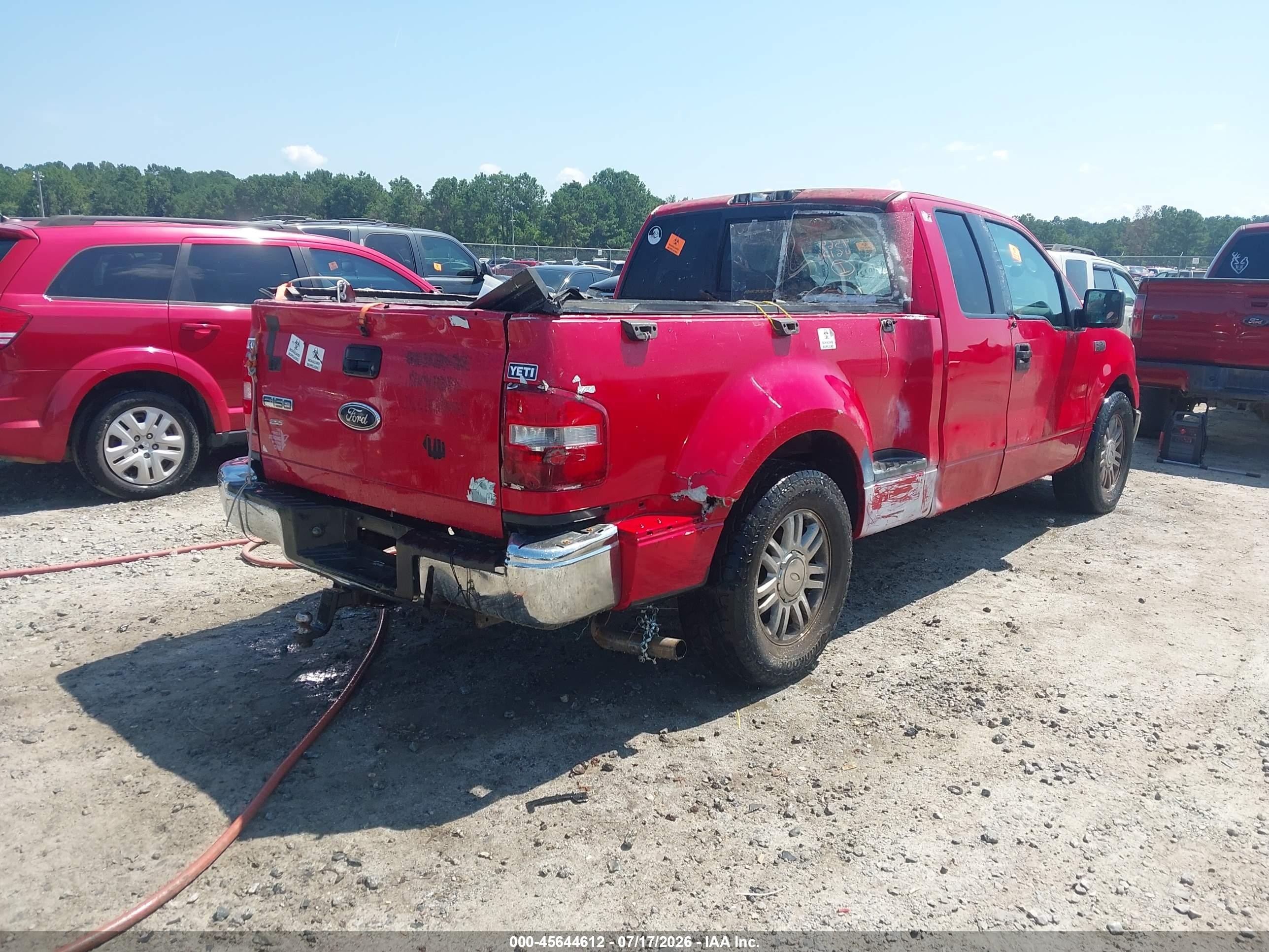 2005 Ford F-150 Stx/xlt Красный vin: 1FTRX02W35KE79966
