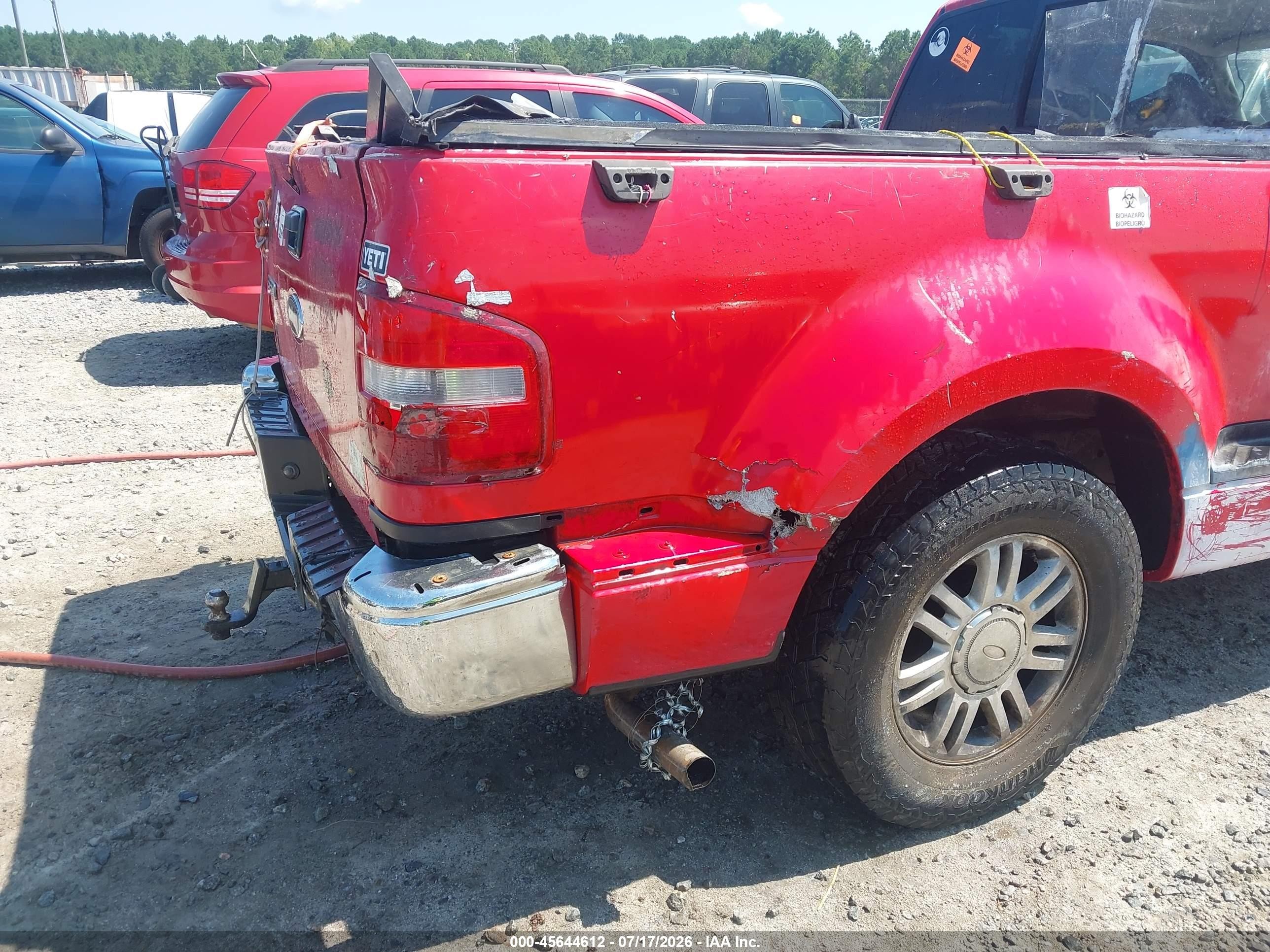 2005 Ford F-150 Stx/xlt Красный vin: 1FTRX02W35KE79966