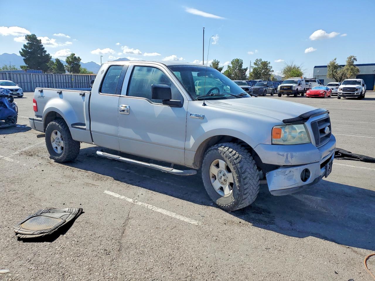 2006 Ford F150 Gray vin: 1FTRX02W46KC21716
