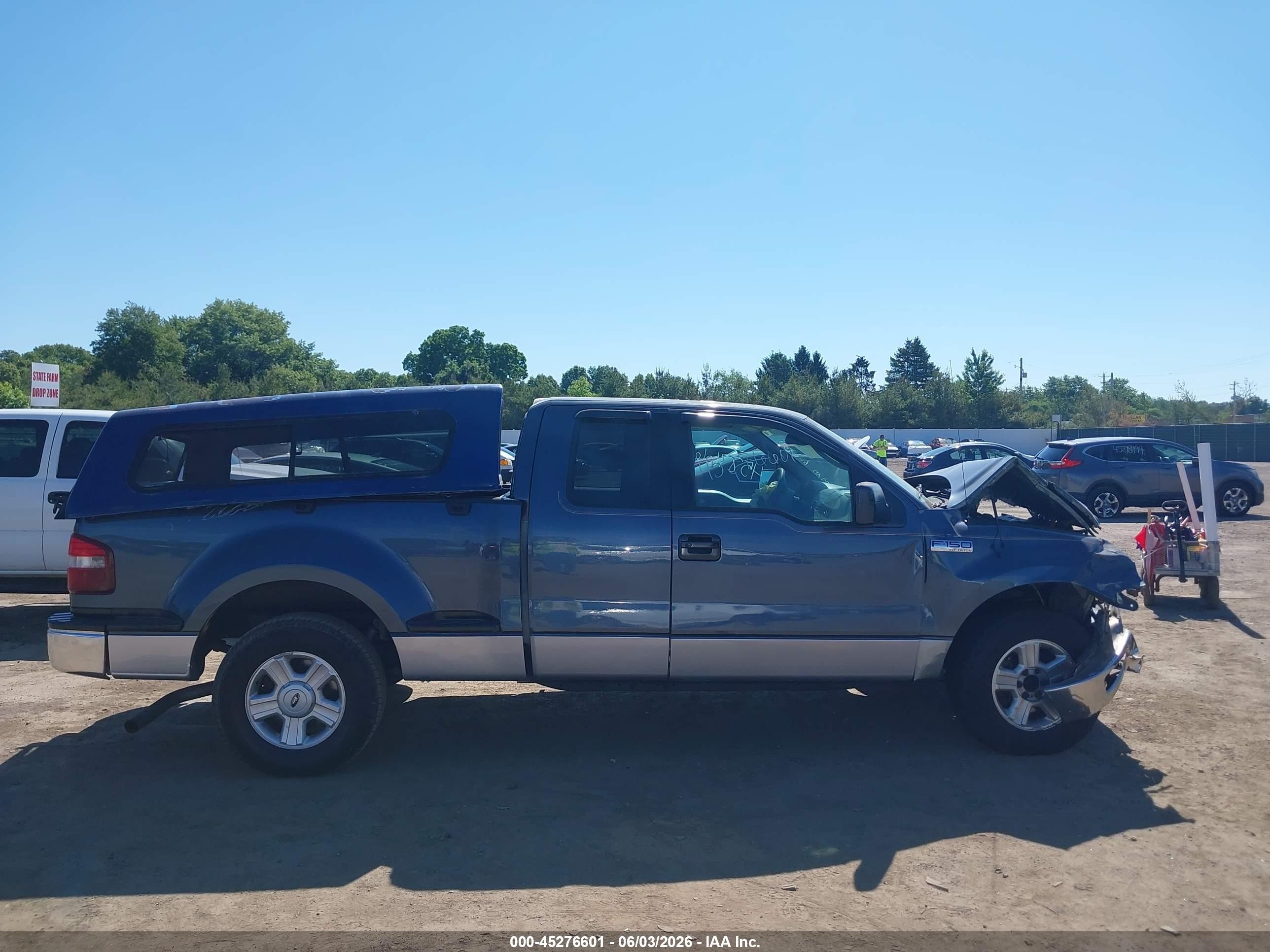 2004 Ford F-150 Stx/xlt Blue vin: 1FTRX02W64KB70023