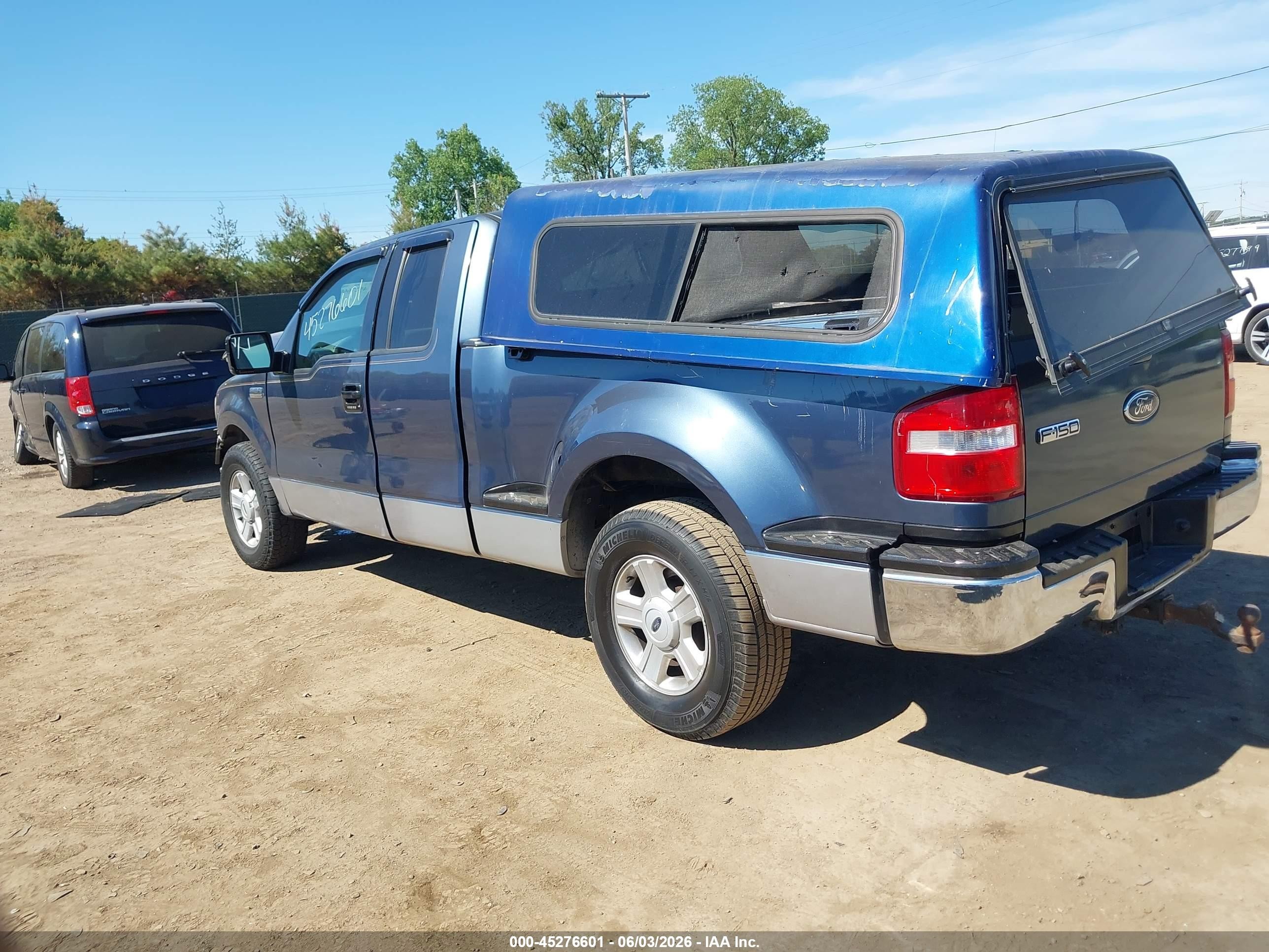 2004 Ford F-150 Stx/xlt Blue vin: 1FTRX02W64KB70023