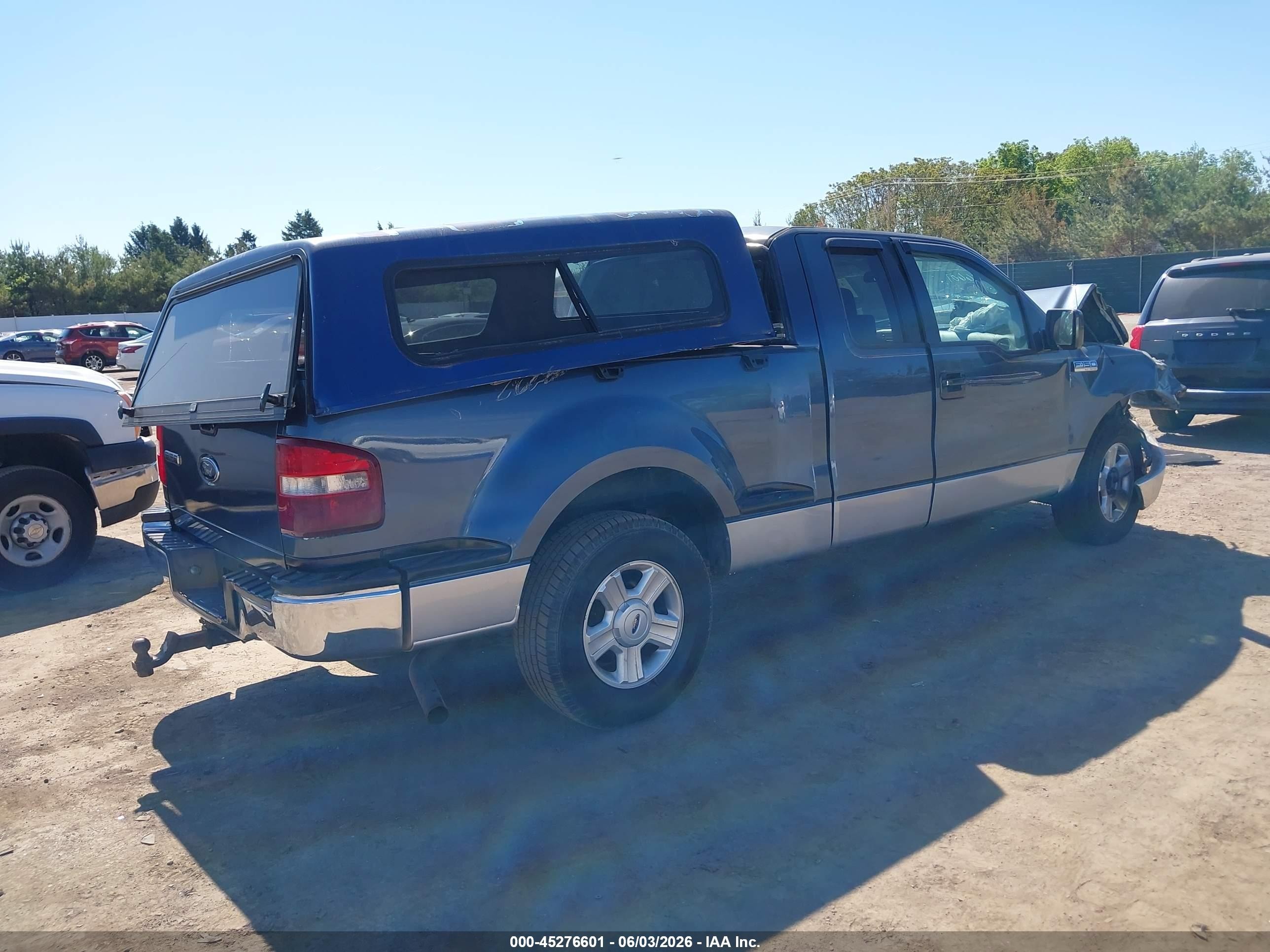 2004 Ford F-150 Stx/xlt Blue vin: 1FTRX02W64KB70023