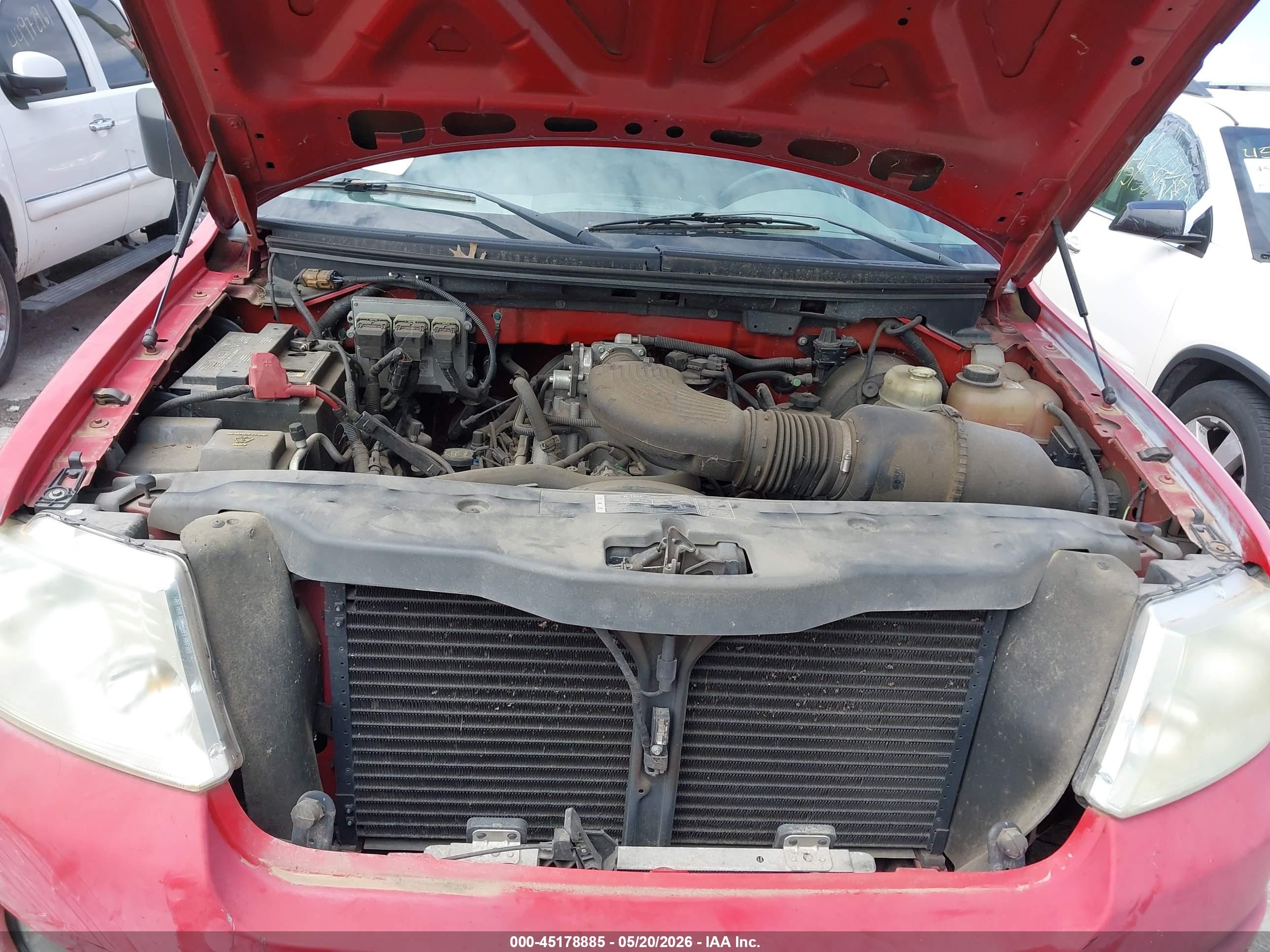 2005 Ford F-150 Stx/xlt Red vin: 1FTRX02W95KE27421